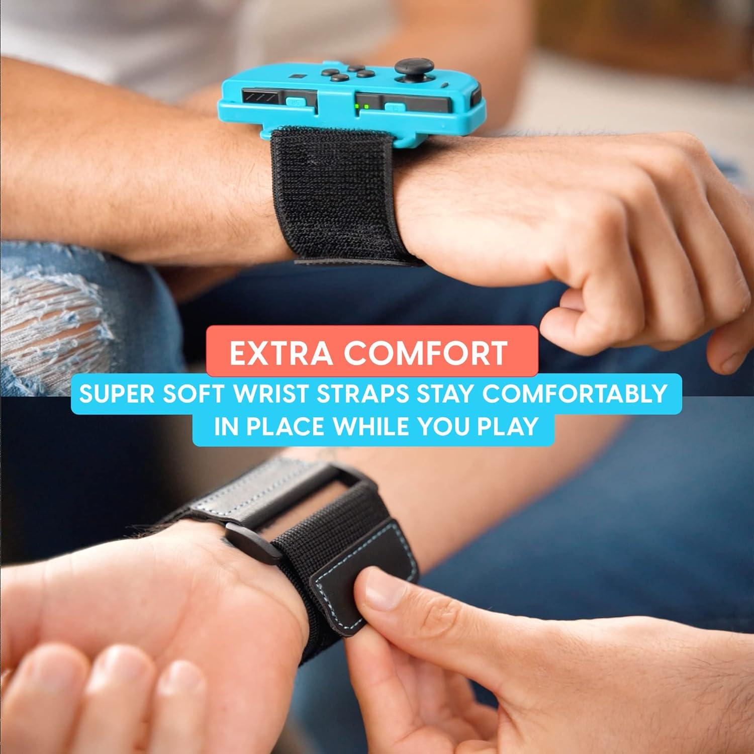 Correas de Muñeca TalkWorks para Nintendo Switch - Ajustables