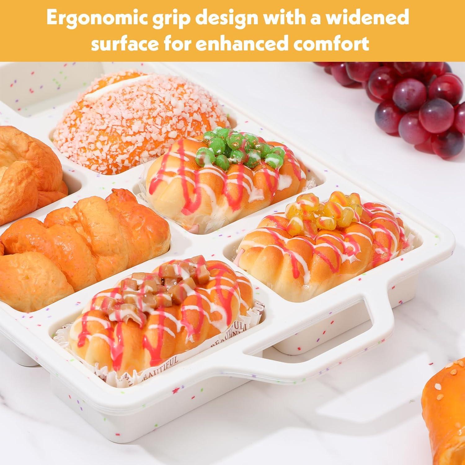 Molde de Silicona Antiadherente Meyeyaia 2 Pcs 8 Cavidades