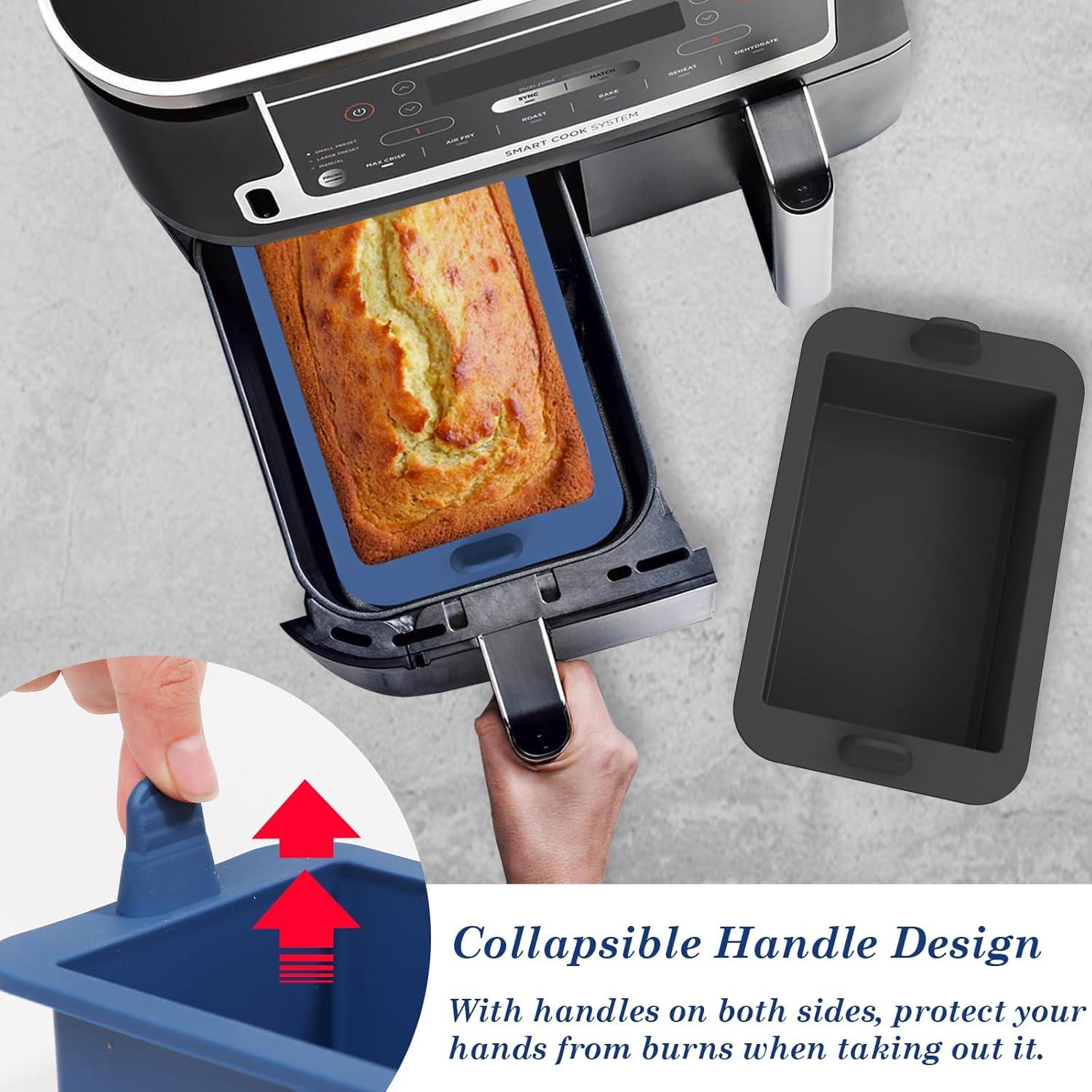 Molde para Pan de Silicona Webake Antiadherente Set de 2