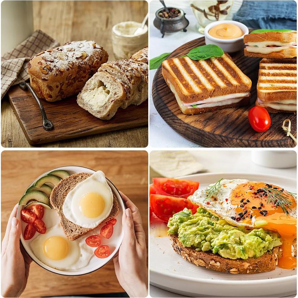 Molde de Pan de Silicona SOV, Set de 2, Antiadherente 25.4x12.7cm