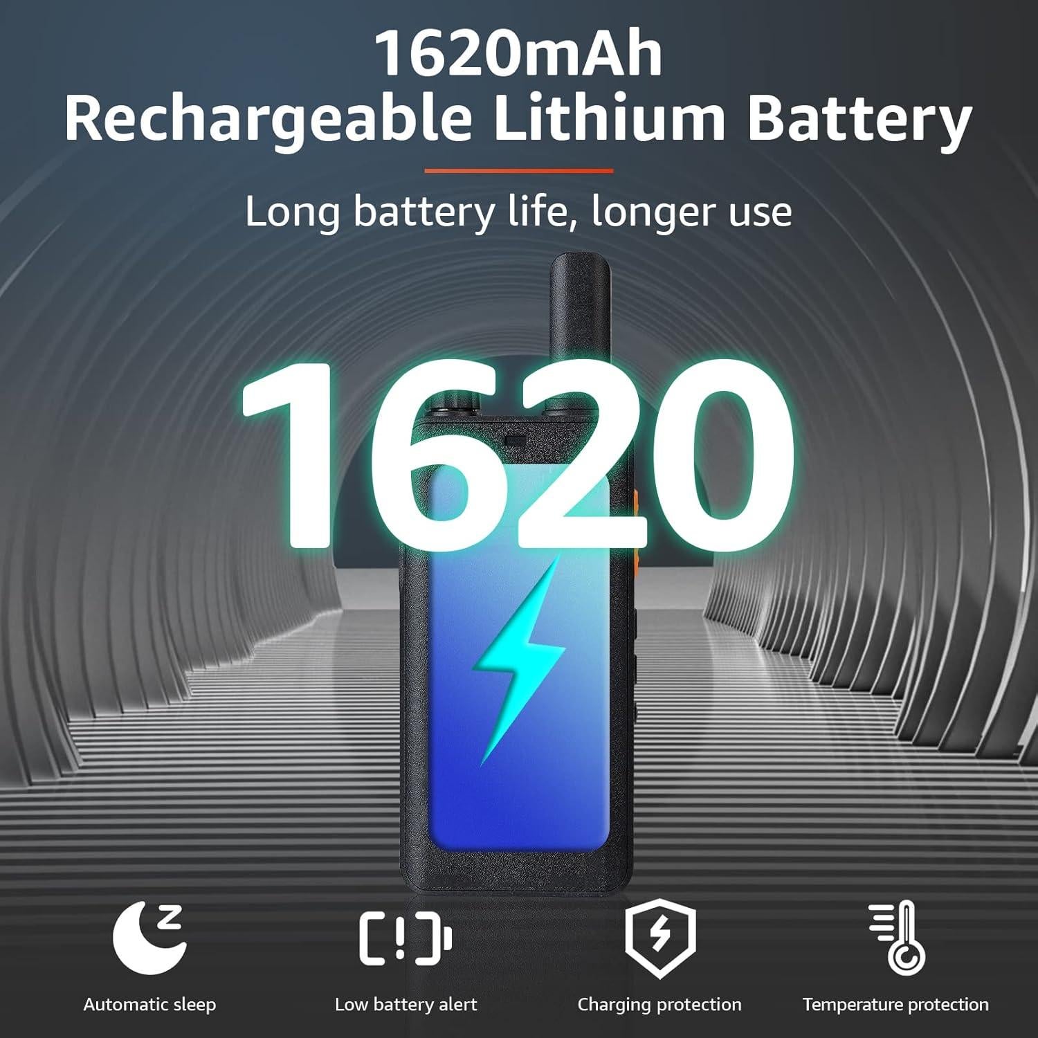 Walkie Talkies Retevis RT22P Recargables 4 Paquete VOX