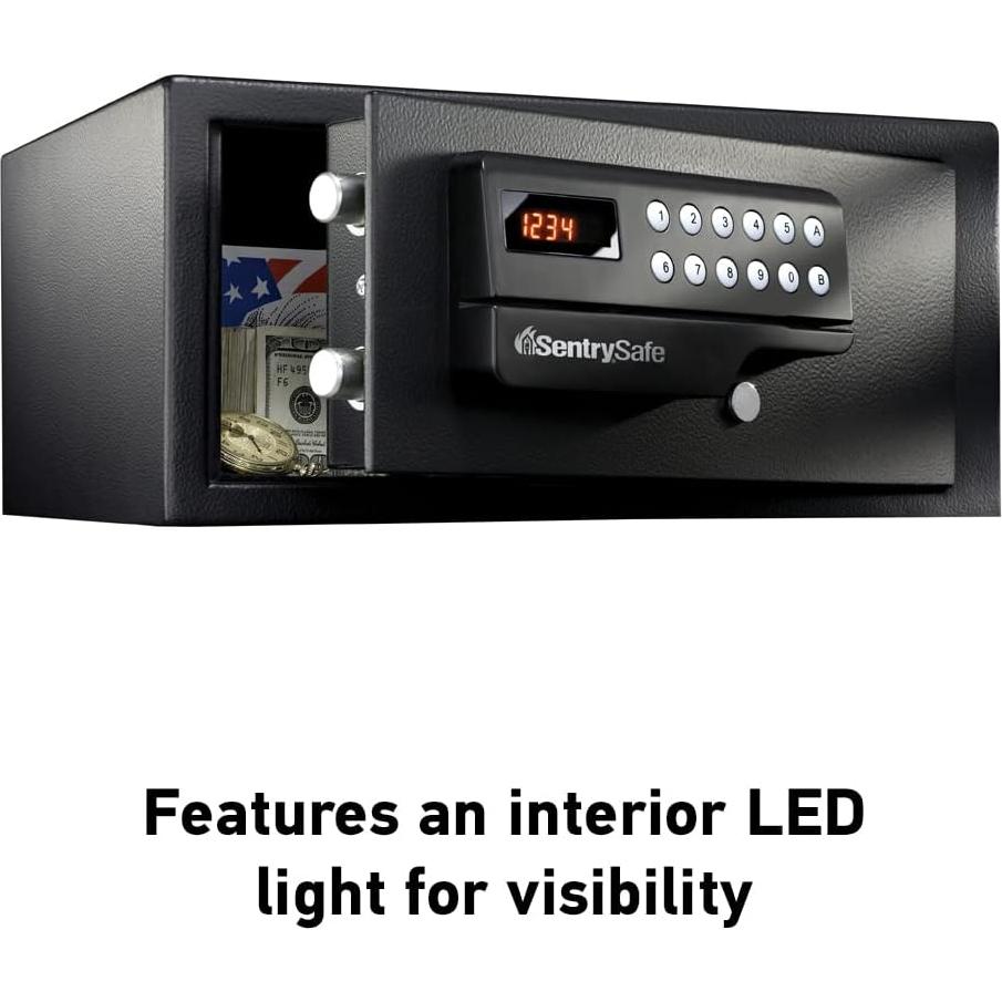 Caja Fuerte SentrySafe Digital 0.41 Pies Cúbicos Negra