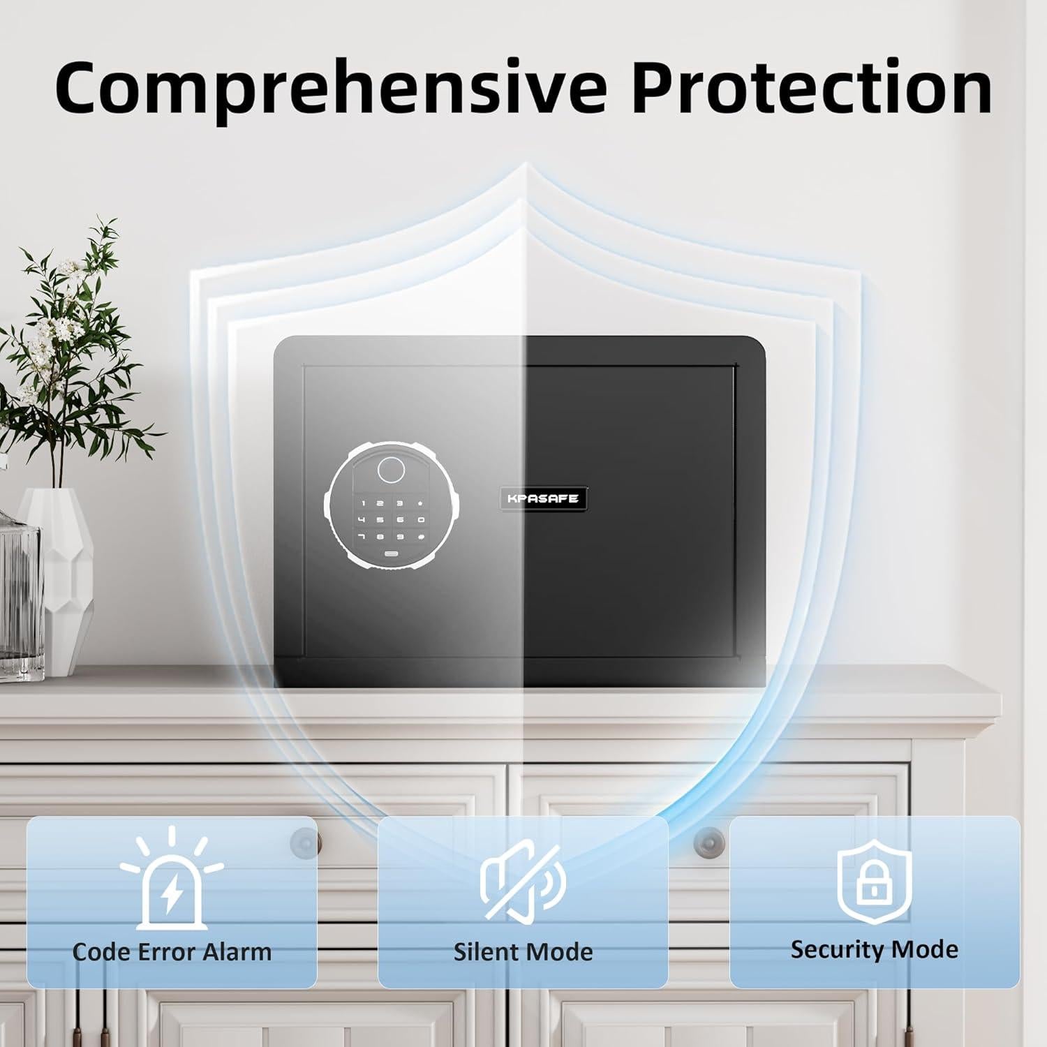 Caja Fuerte Biométrica KPASAFE 22.7L con Huella Digital
