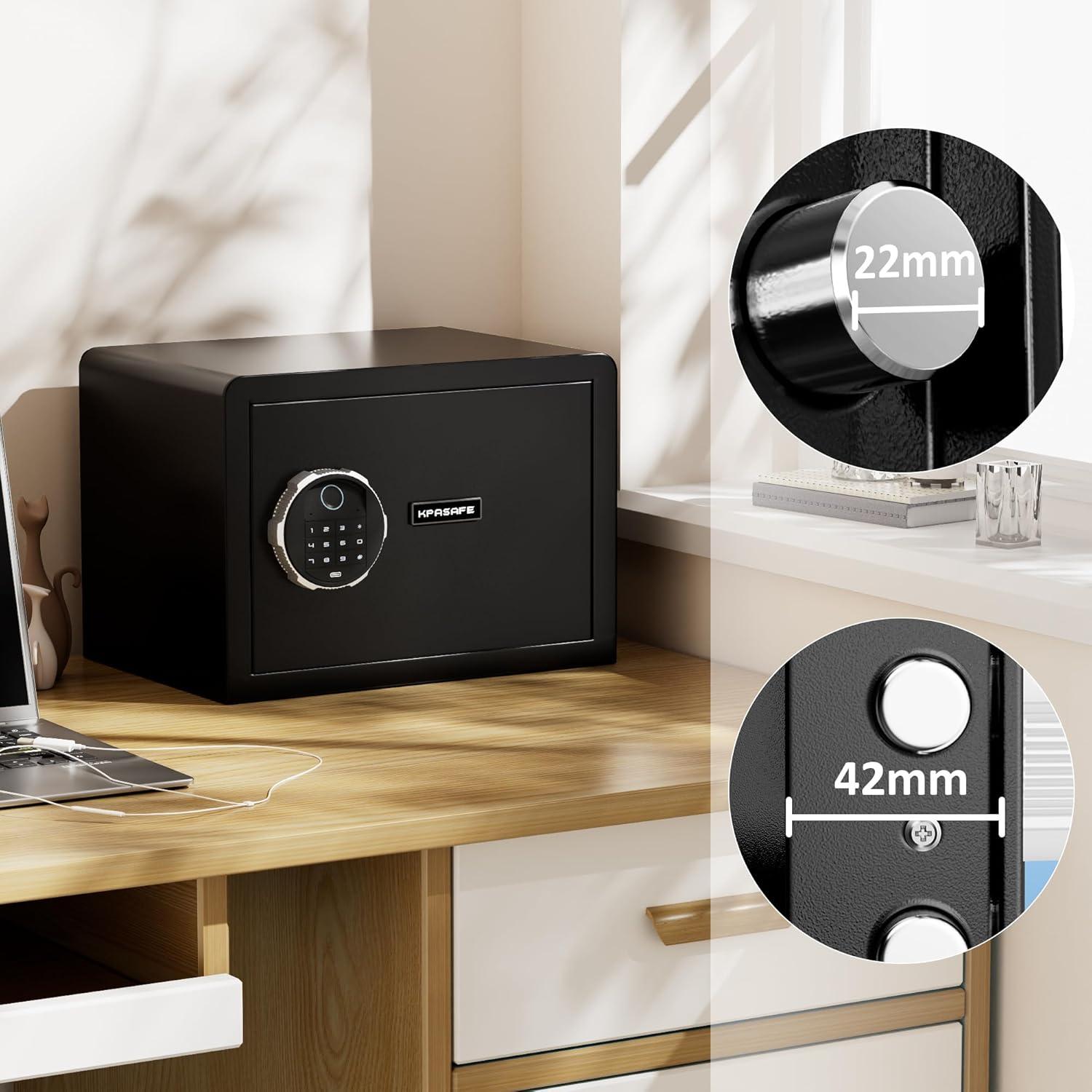 Caja Fuerte Biométrica KPASAFE 22.7L con Huella Digital