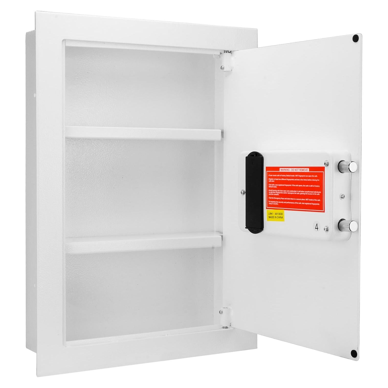 Caja Fuerte Biométrica de Pared Barska AX13030 - 120 Huellas