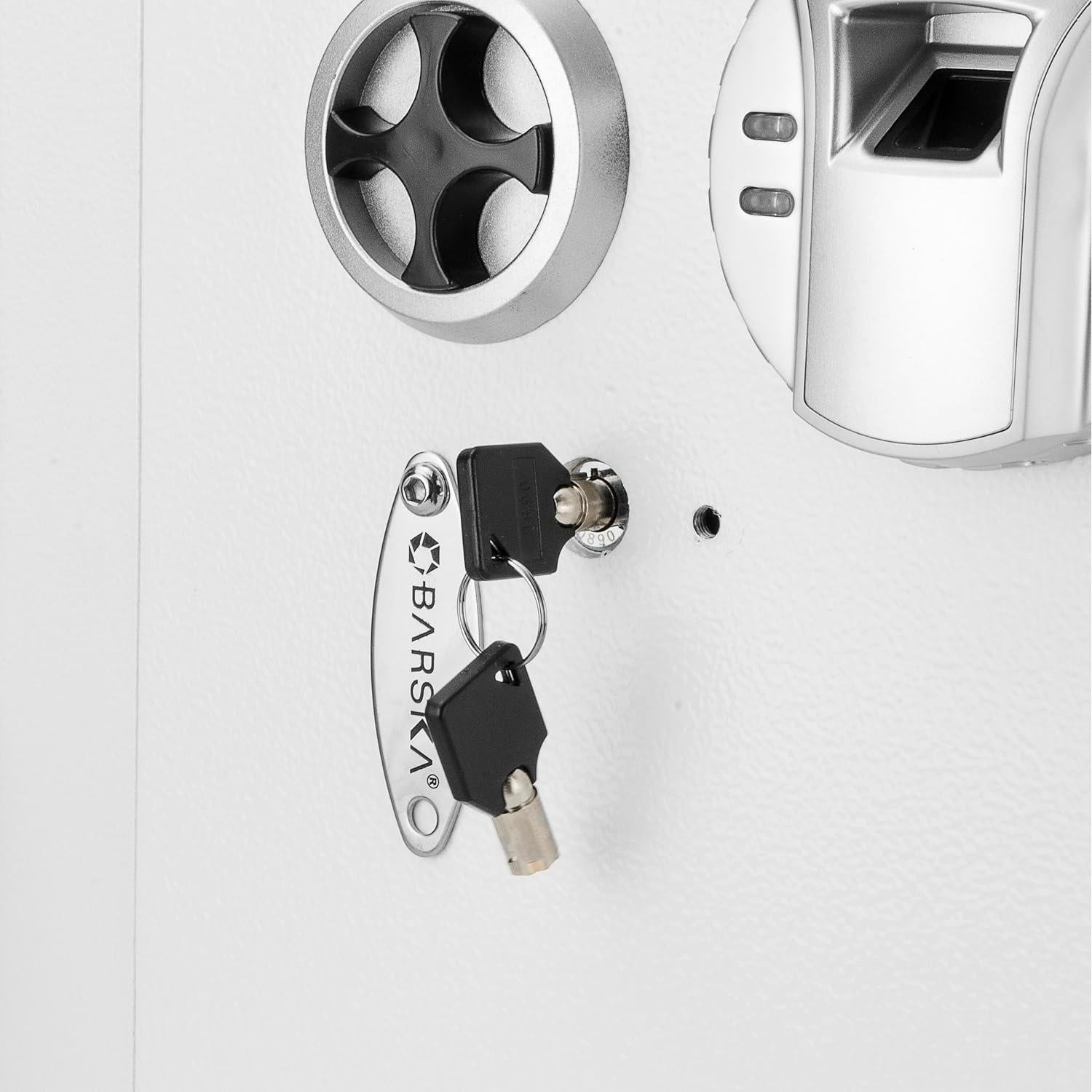 Caja Fuerte Biométrica de Pared Barska AX13030 - 120 Huellas