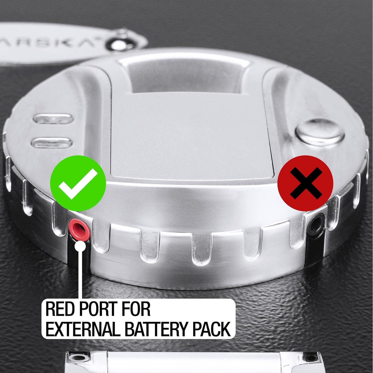 Batería Externa Barska AF12654 para Cajas Fuertes Biométricas