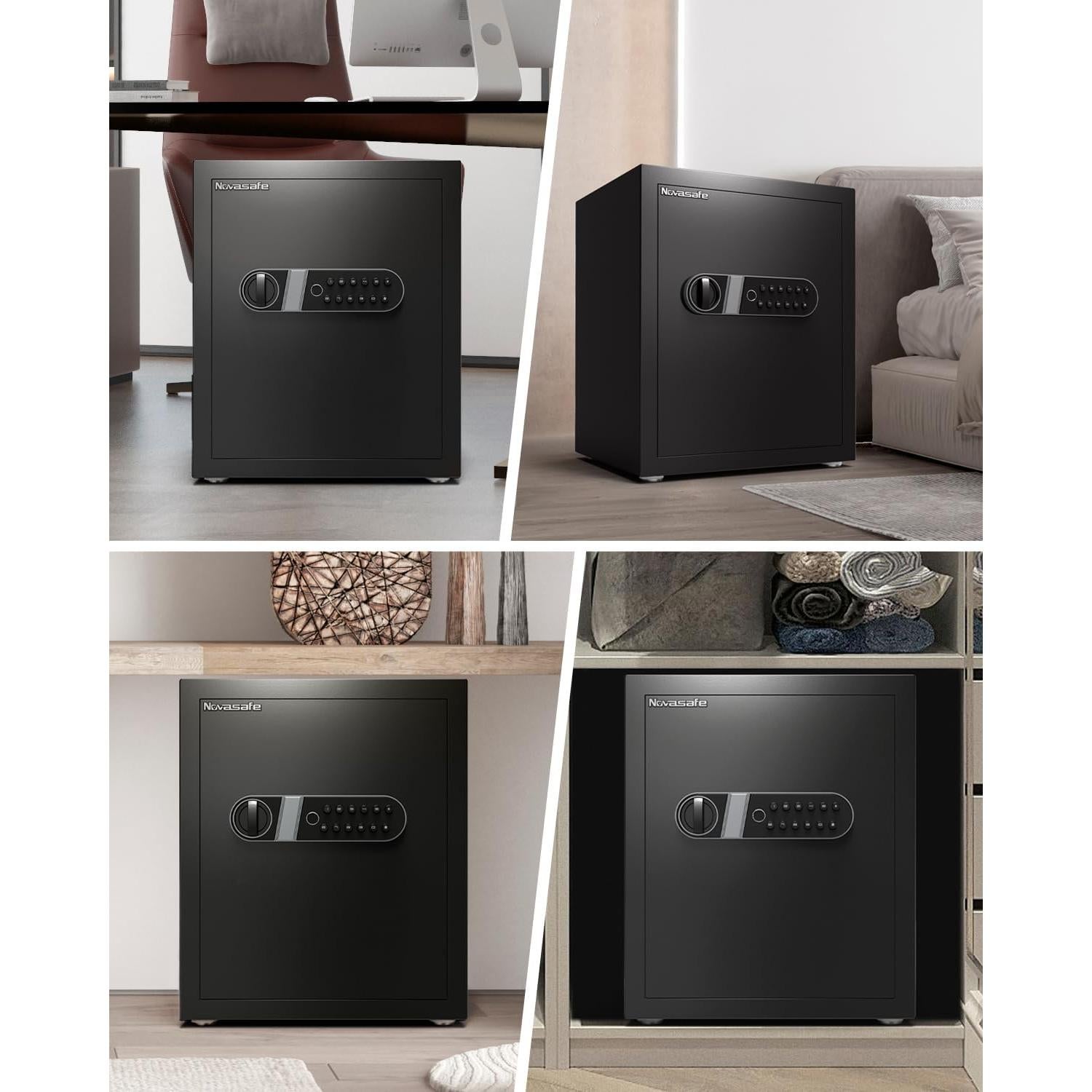 Caja Fuerte Biométrica Novasafe 2.0 Pies Cúbicos con Alarma