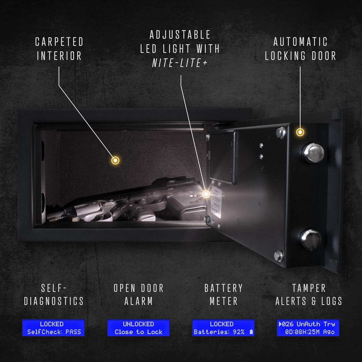 Caja Fuerte Biométrica Verifi S4800 con Sensor de Huellas