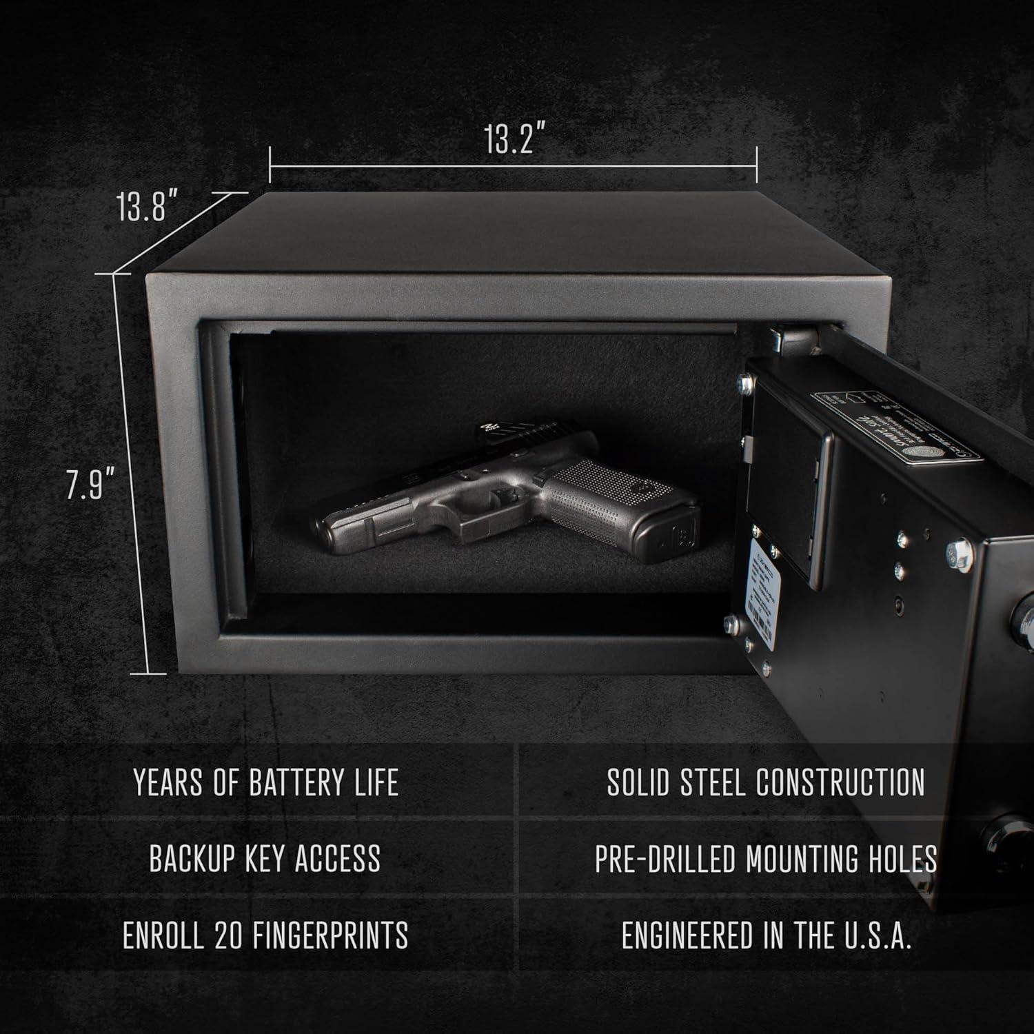 Caja Fuerte Biométrica Verifi S4800 con Sensor de Huellas