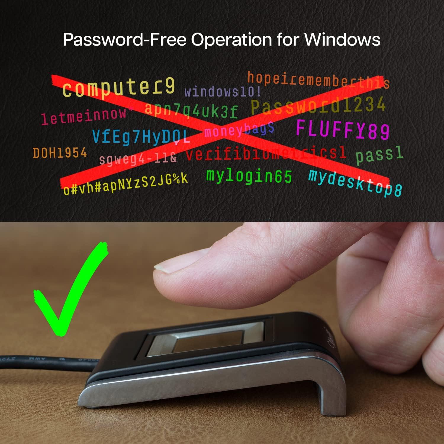 Lector de Huellas Dactilares USB Verifi P5100 - Windows Hello