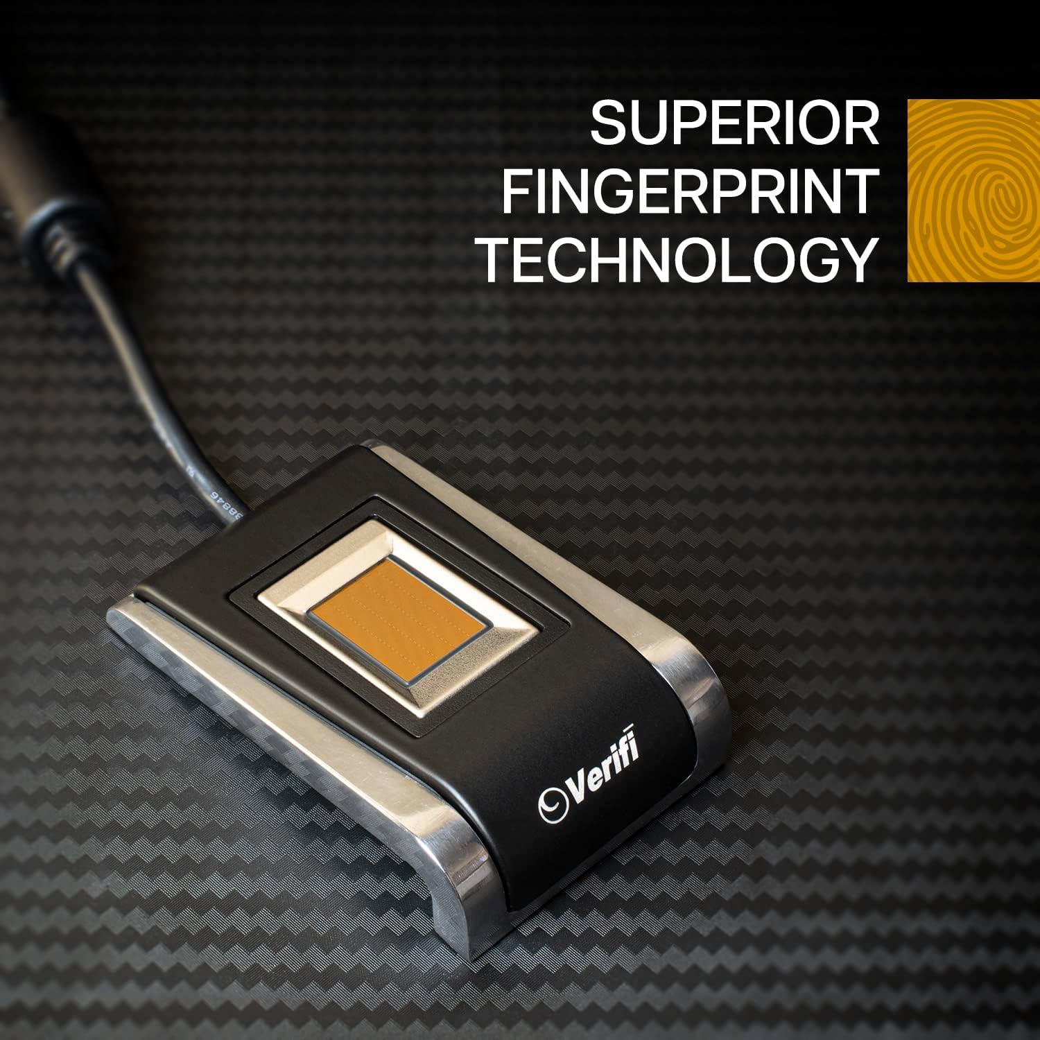 Lector de Huellas Dactilares USB Verifi P5100 - Windows Hello