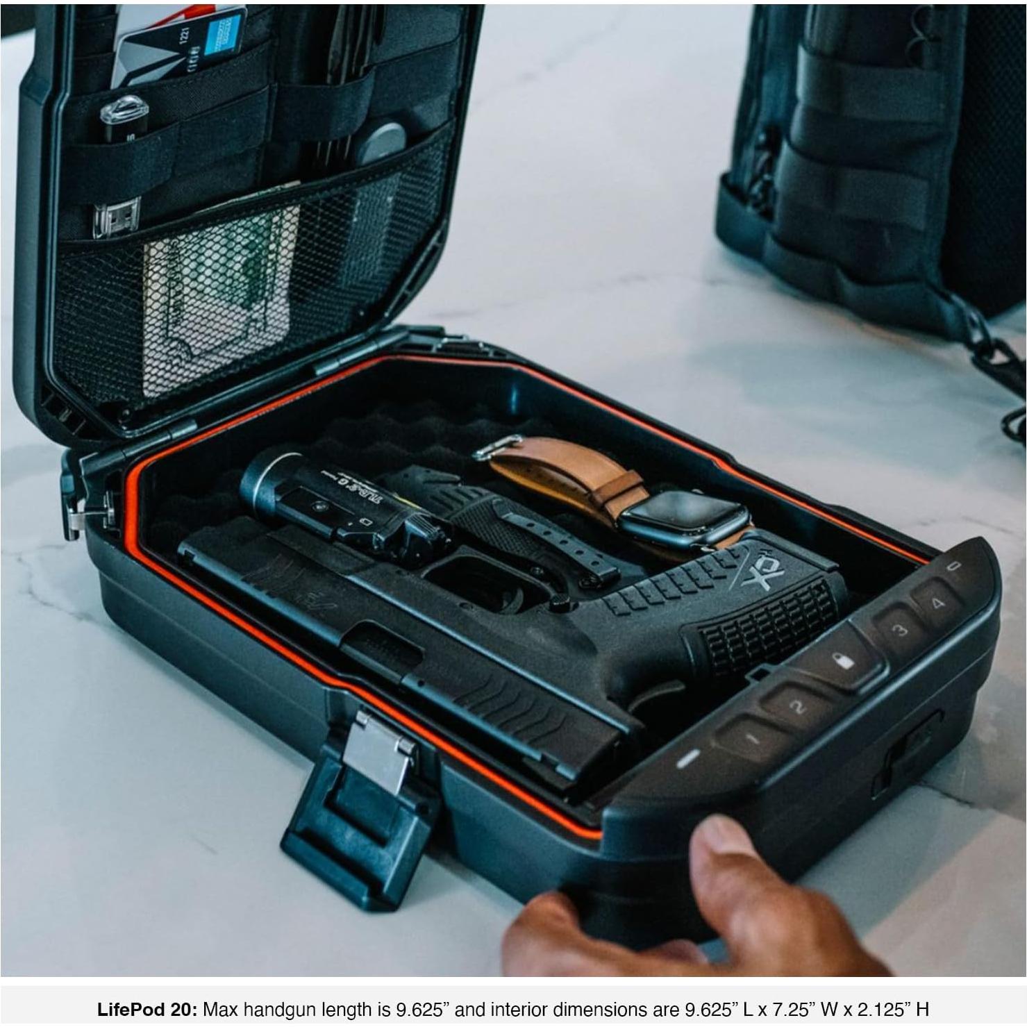 Caja Biometrica Vaultek LifePod 20 a Prueba de Climas