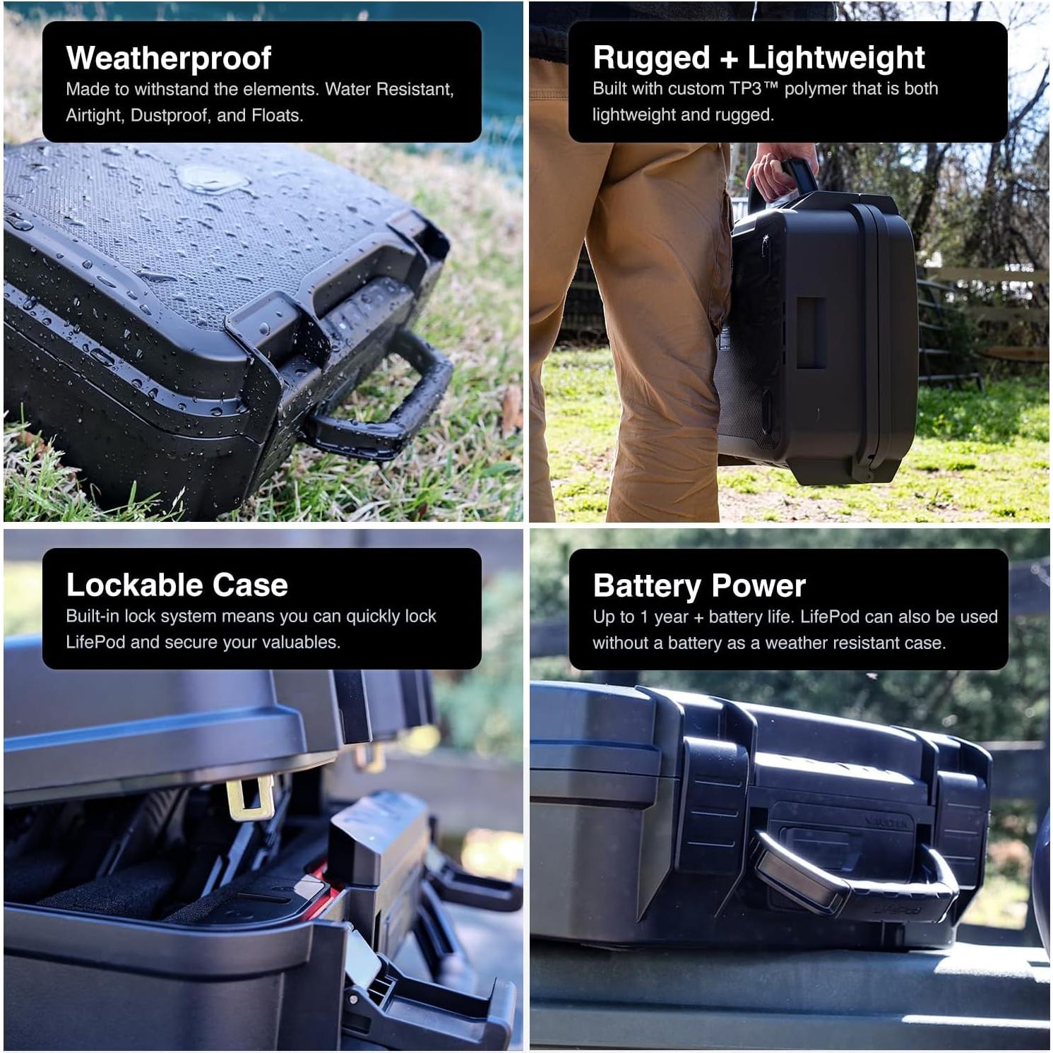 Caja Fuerte Biométrica Impermeable VAULTEK LifePod XT