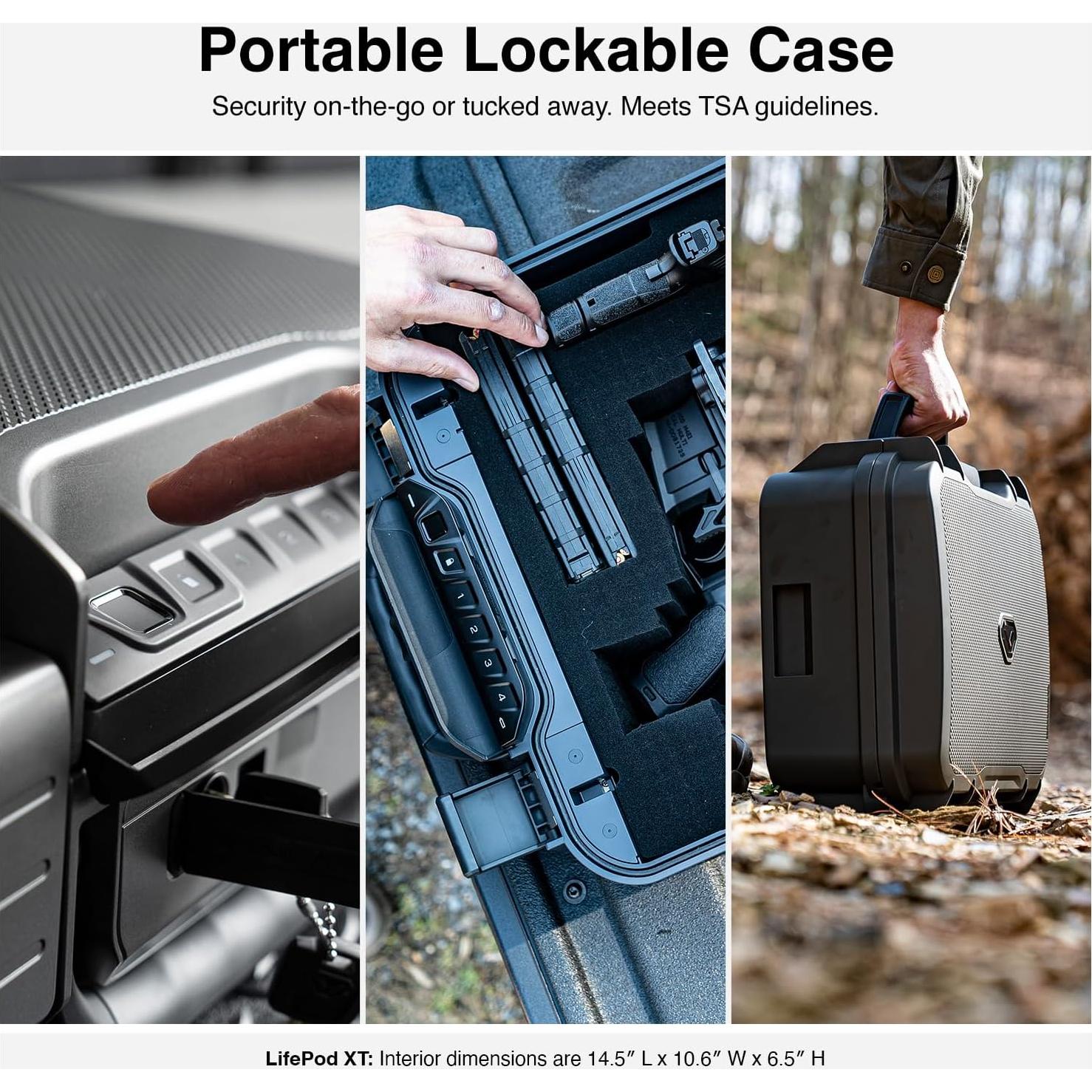 Caja Fuerte Biométrica Impermeable VAULTEK LifePod XT