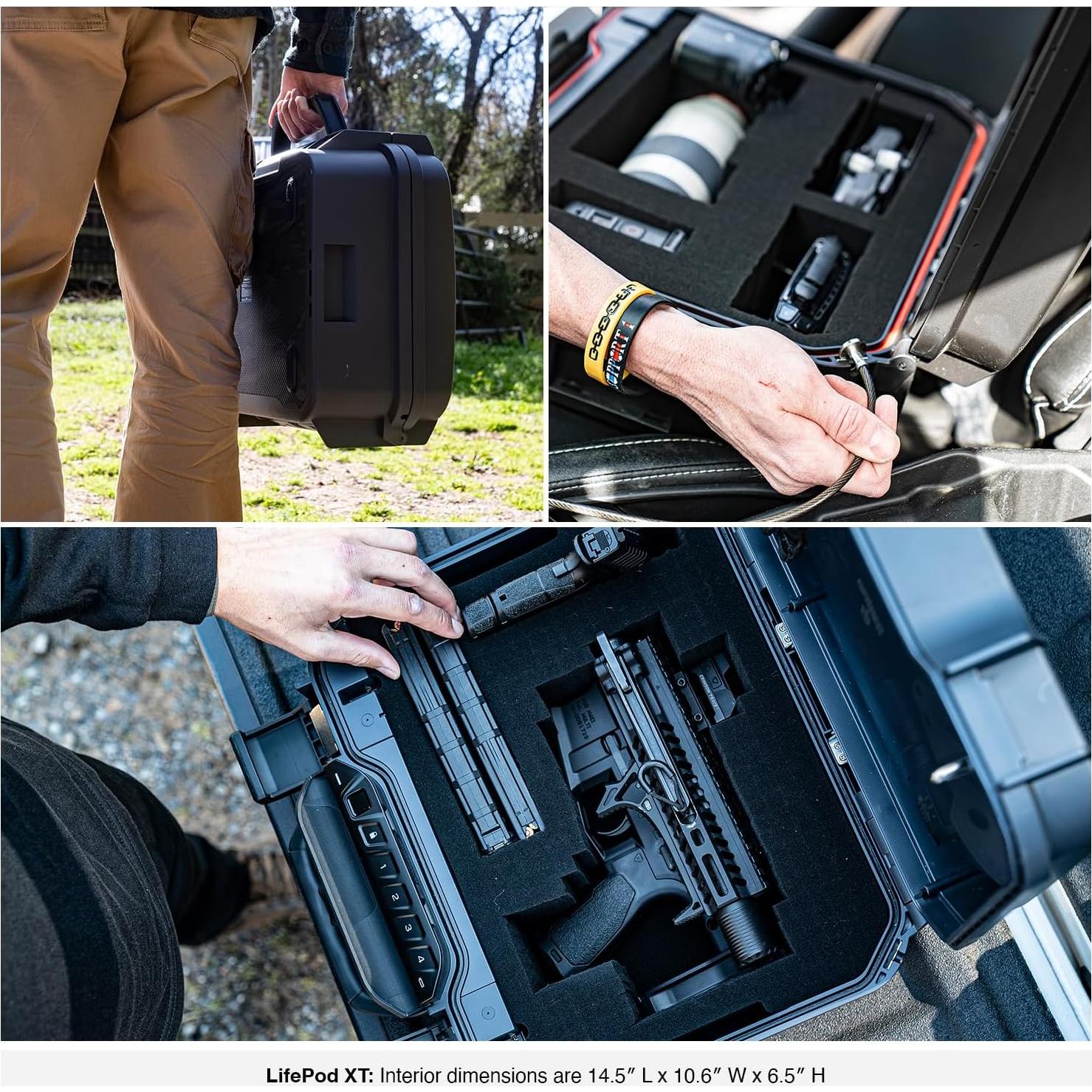 Caja Fuerte Biométrica Impermeable VAULTEK LifePod XT