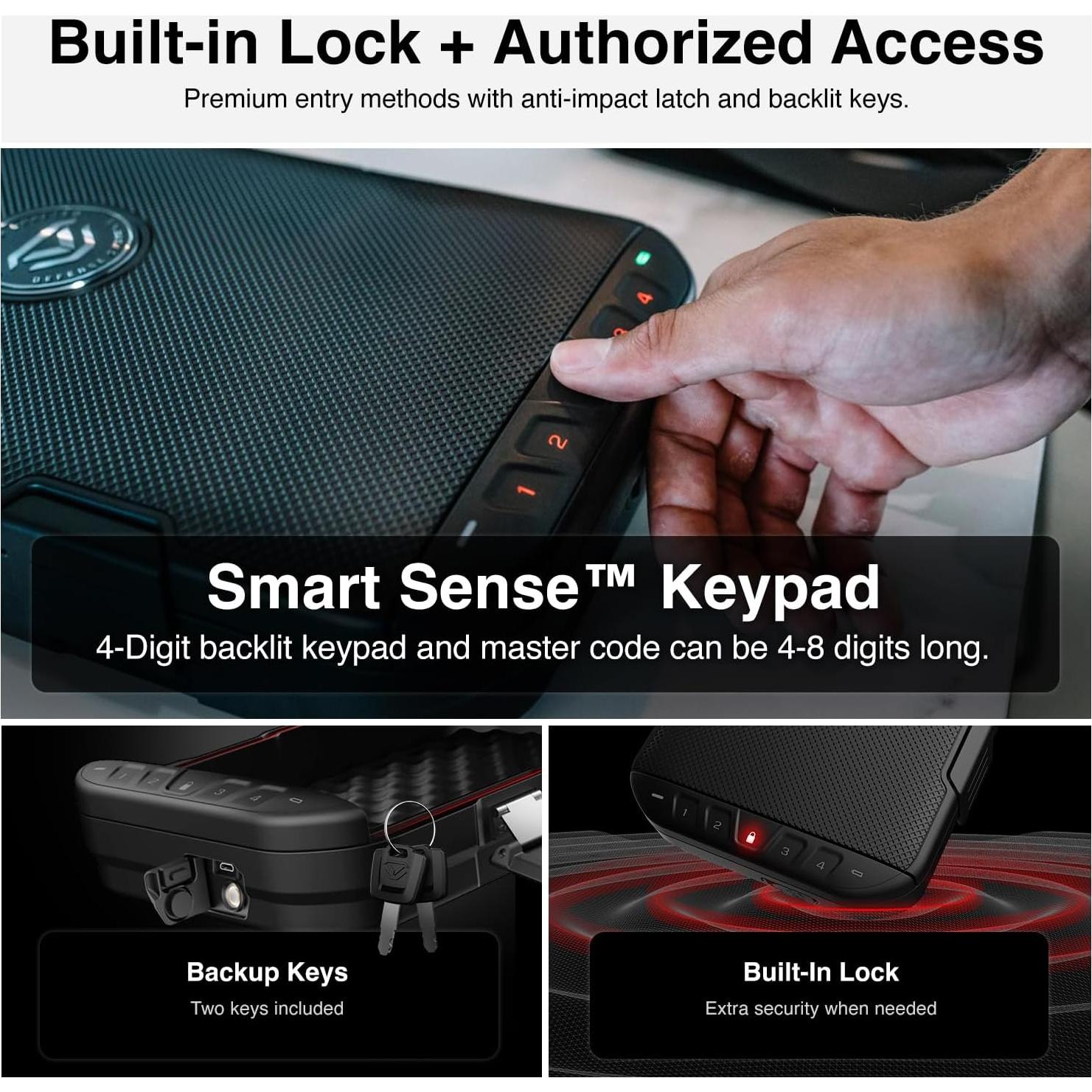 Caja de Seguridad Vaultek LifePod 20 a Prueba de Clima 2.14 kg