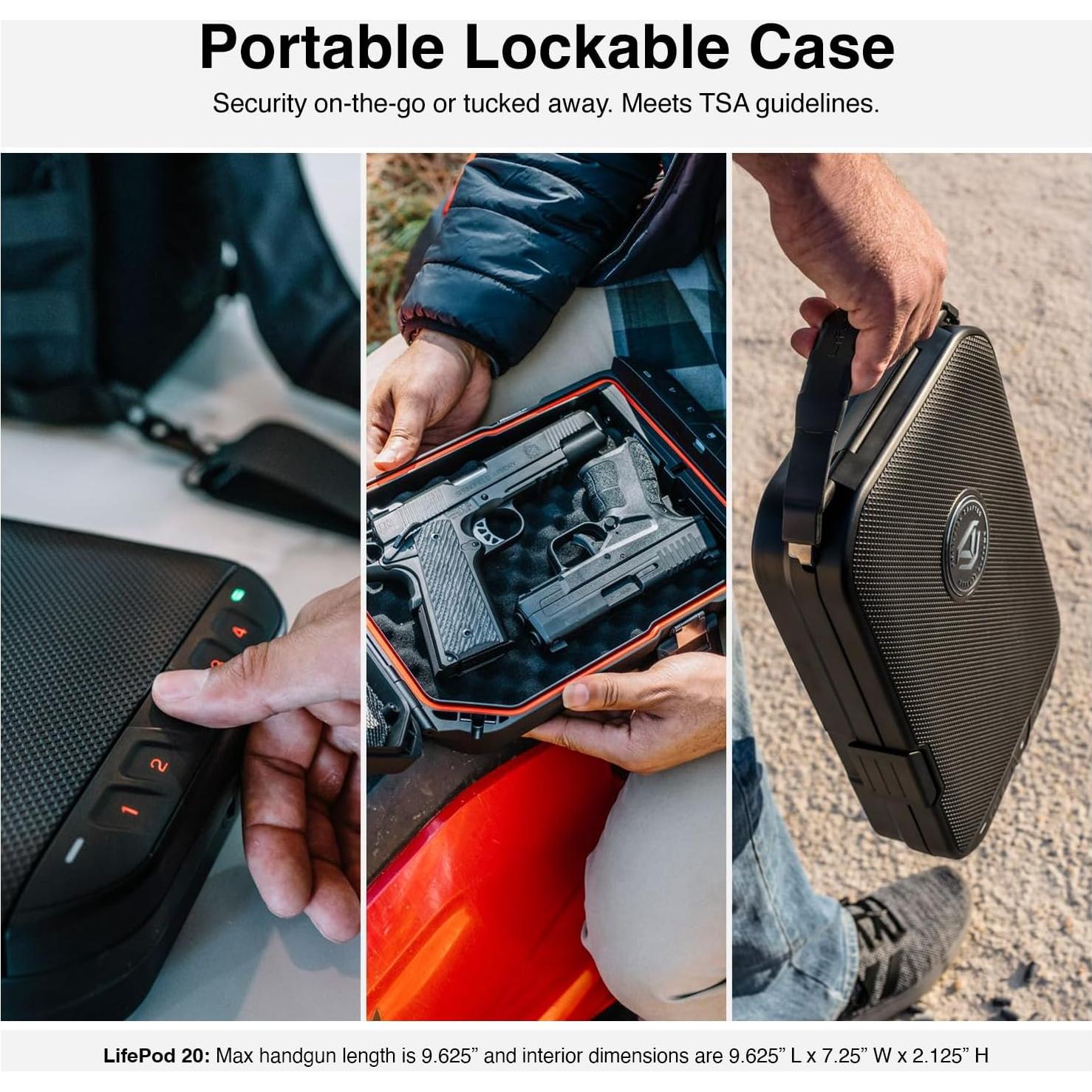 Caja de Seguridad Vaultek LifePod 20 a Prueba de Clima 31.1x21.6cm