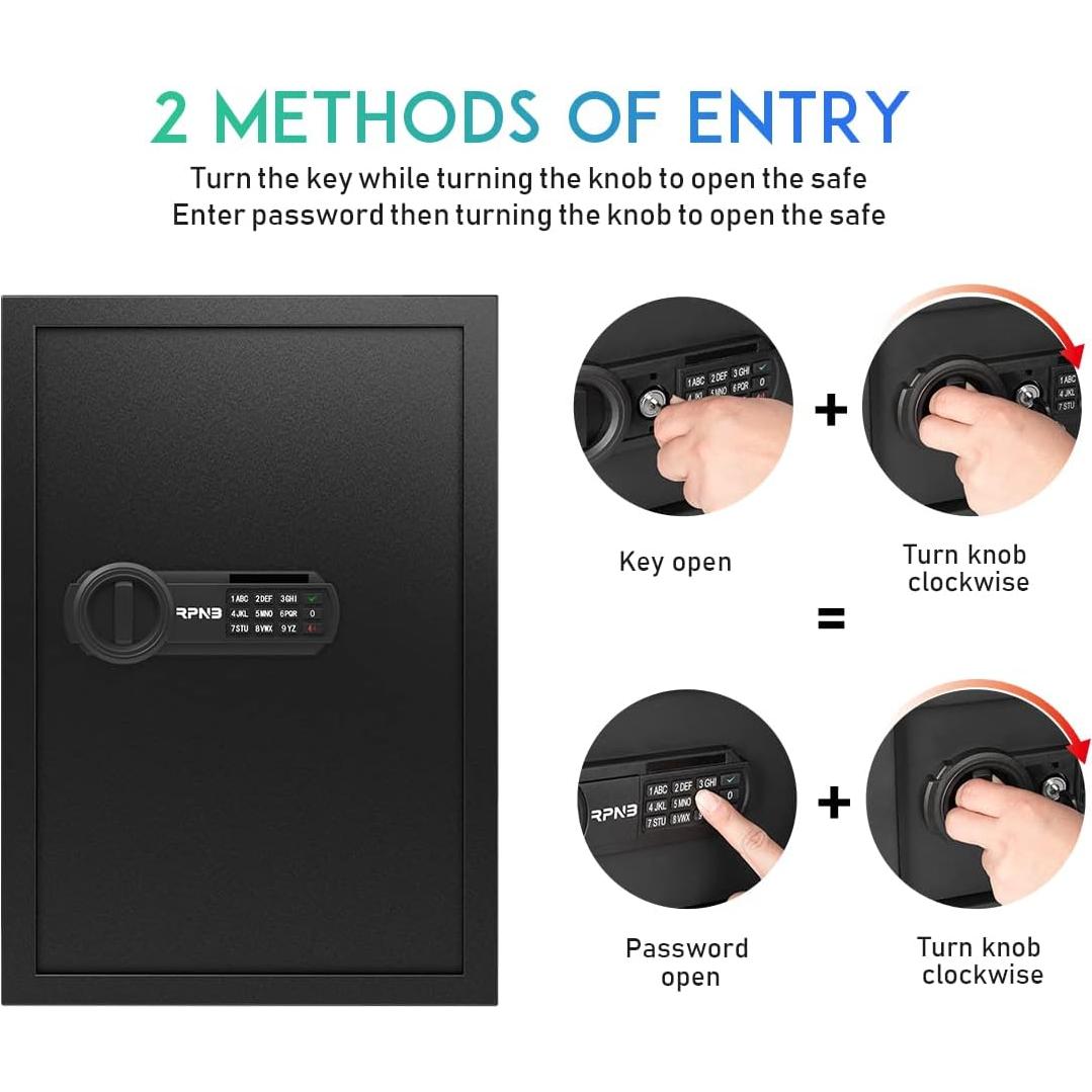 Caja Fuerte RPNB 1.8 Pies Cúbicos con Teclado Digital