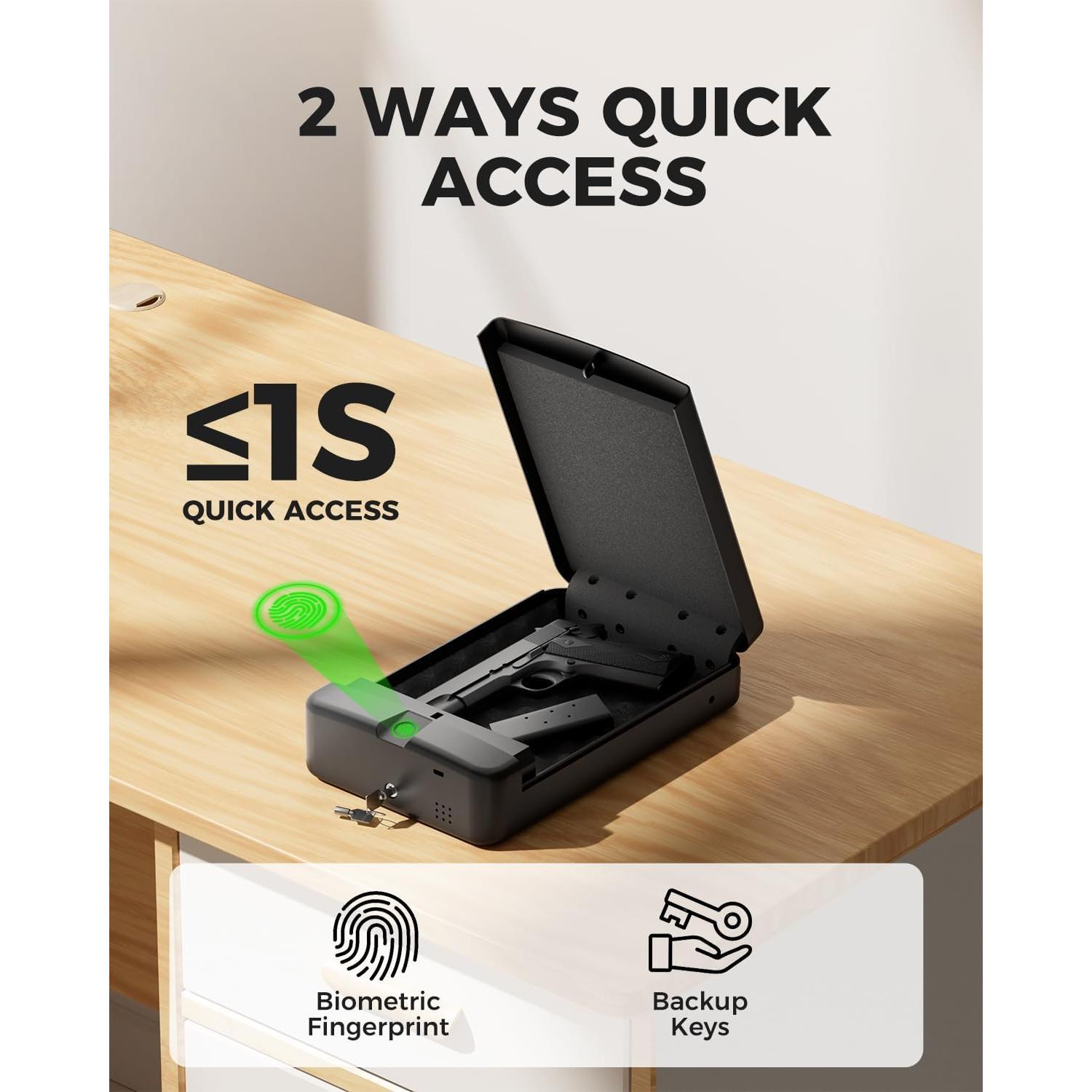 Funda de viaje Glimstone para caja fuerte biométrica 32.8x23.8cm