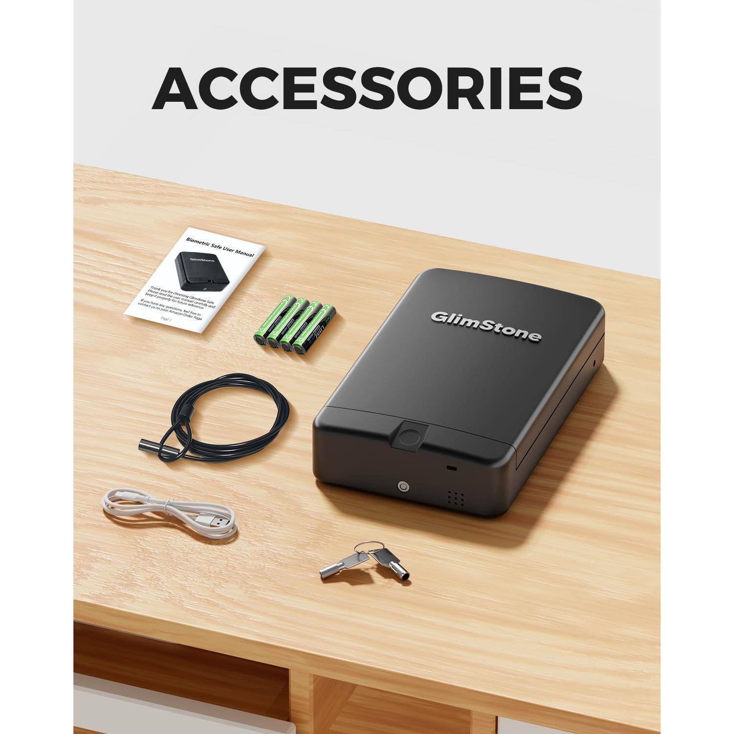 Funda de viaje Glimstone para caja fuerte biométrica 32.8x23.8cm