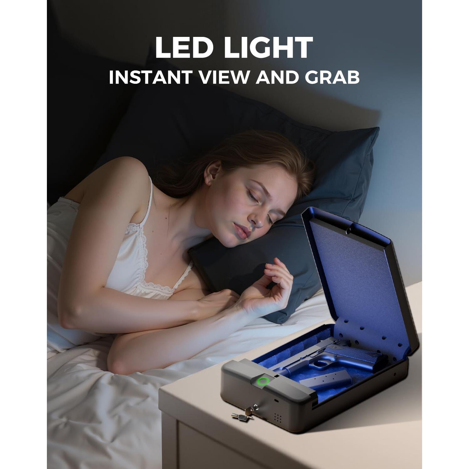 Funda de viaje Glimstone para caja fuerte biométrica 32.8x23.8cm