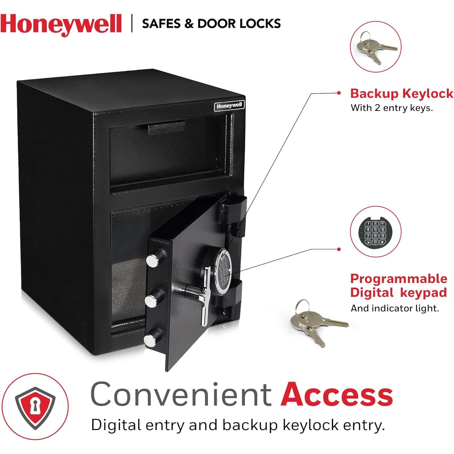Caja Fuerte de Acero Honeywell 5912 con Cerradura Digital 30L