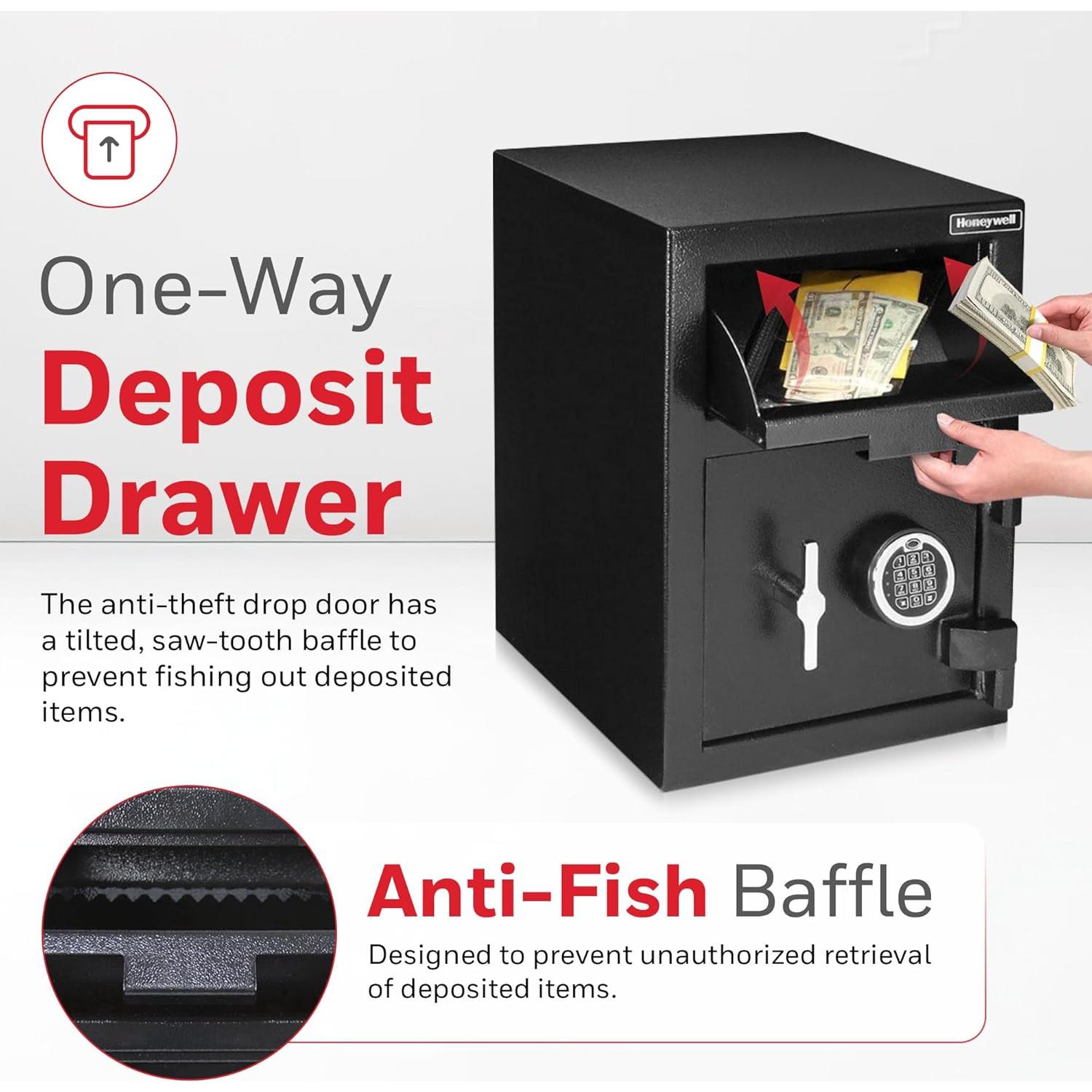 Caja Fuerte de Acero Honeywell 5912 con Cerradura Digital 30L