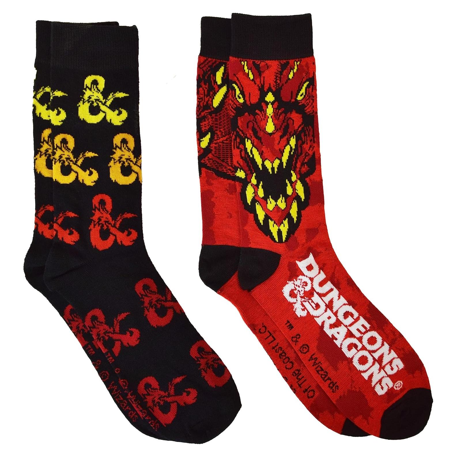 Calcetines Dungeons and Dragons HYP 2 Paquetes Unisex