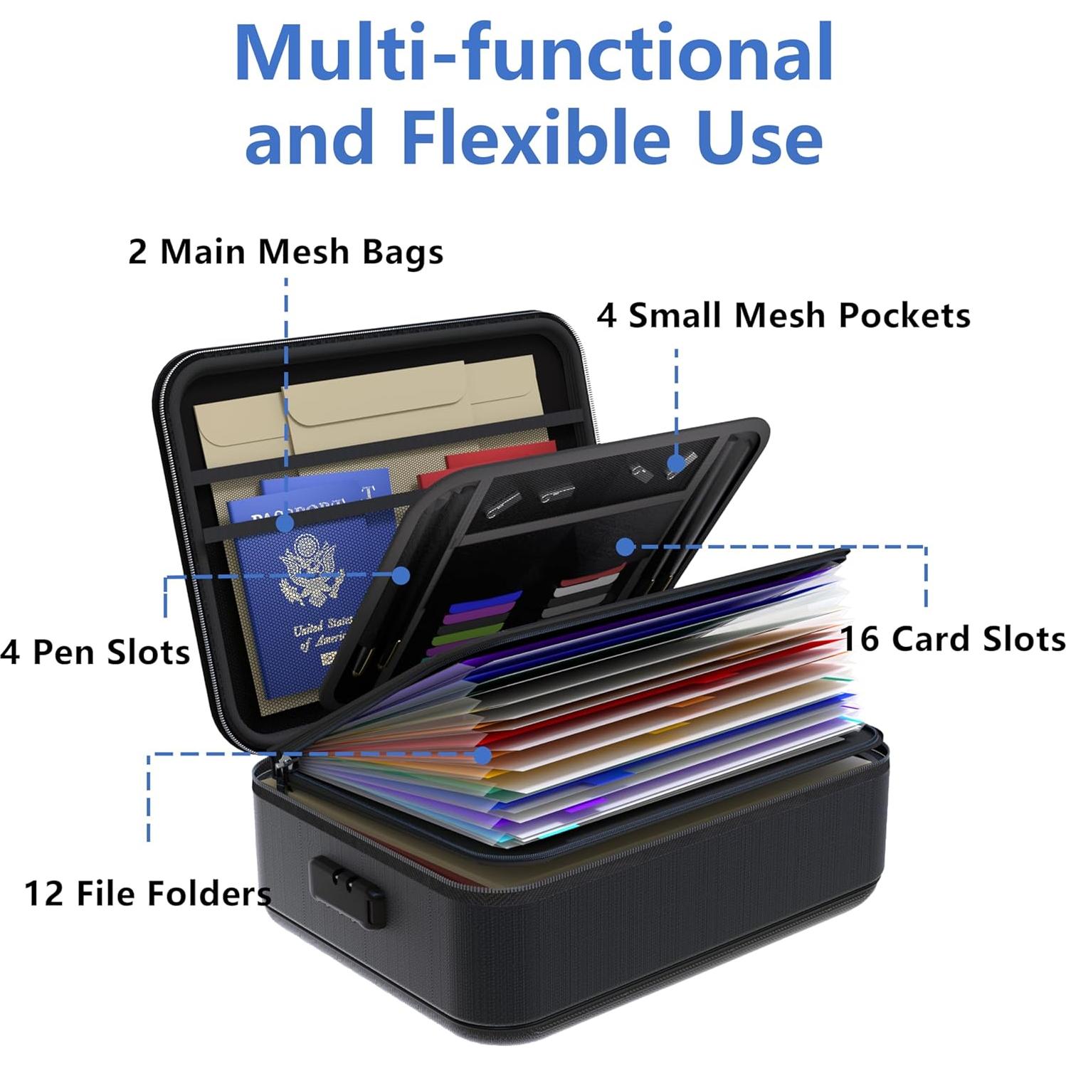 Caja de Seguridad a Prueba de Fuego TIGERKING F-BOX Negra