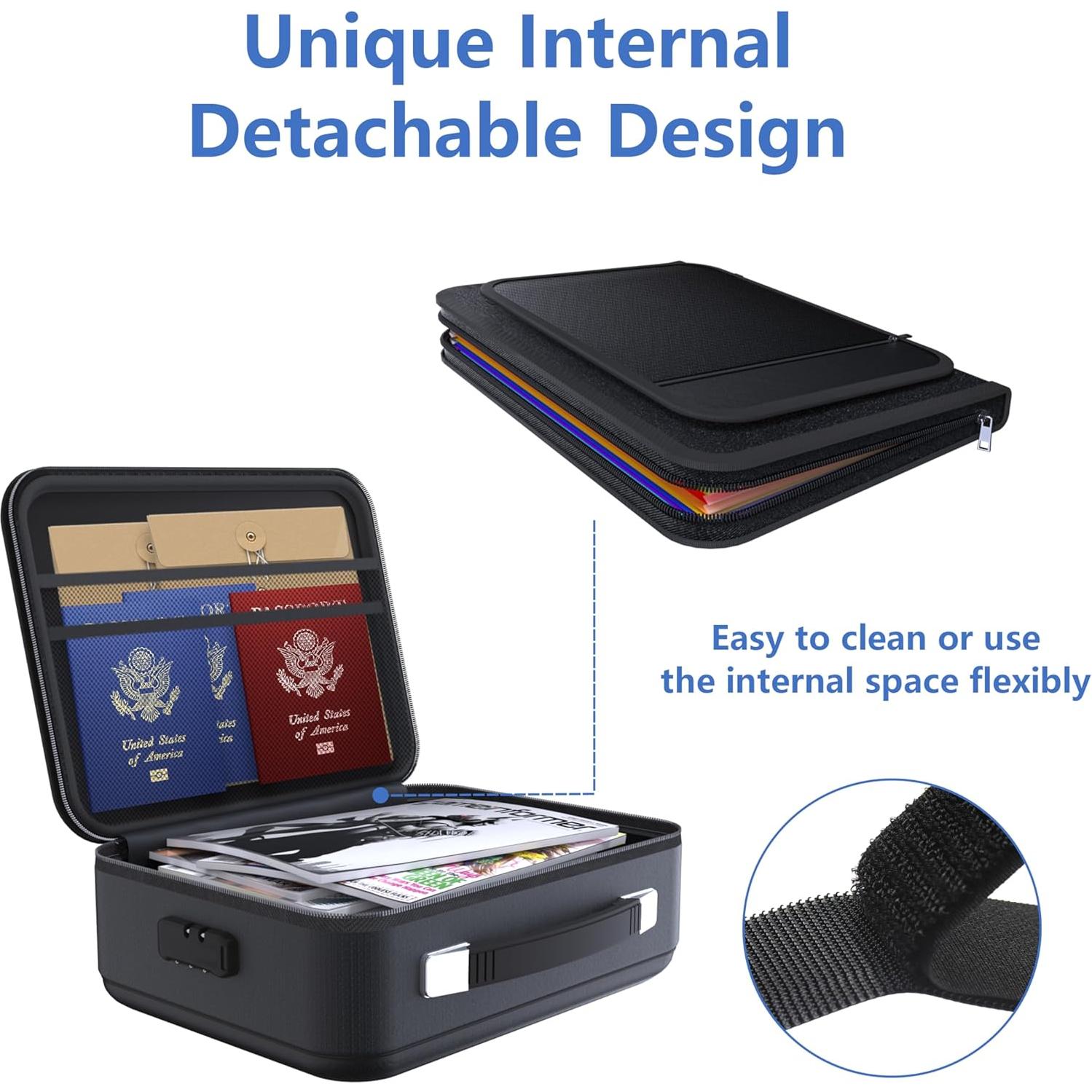 Caja de Seguridad a Prueba de Fuego TIGERKING F-BOX Negra