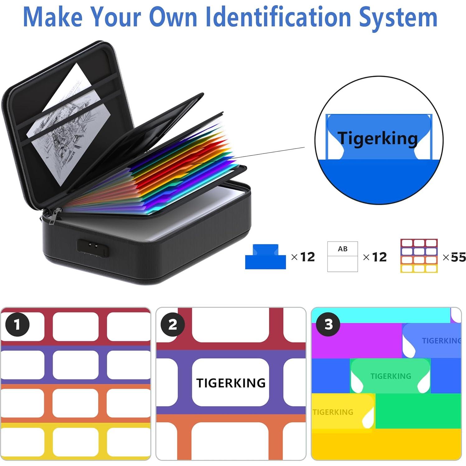 Caja de Seguridad a Prueba de Fuego TIGERKING F-BOX Negra