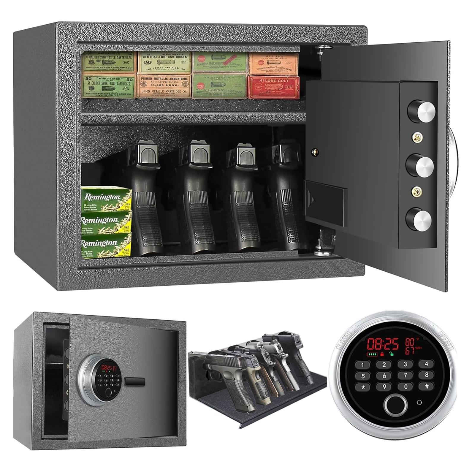 Caja Fuerte Biométrica BBRKIN con Pantalla 34.92x29.85x27.94 cm