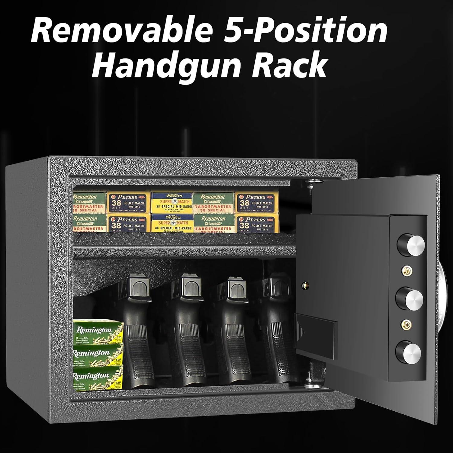 Caja Fuerte Biométrica BBRKIN con Pantalla 34.92x29.85x27.94 cm