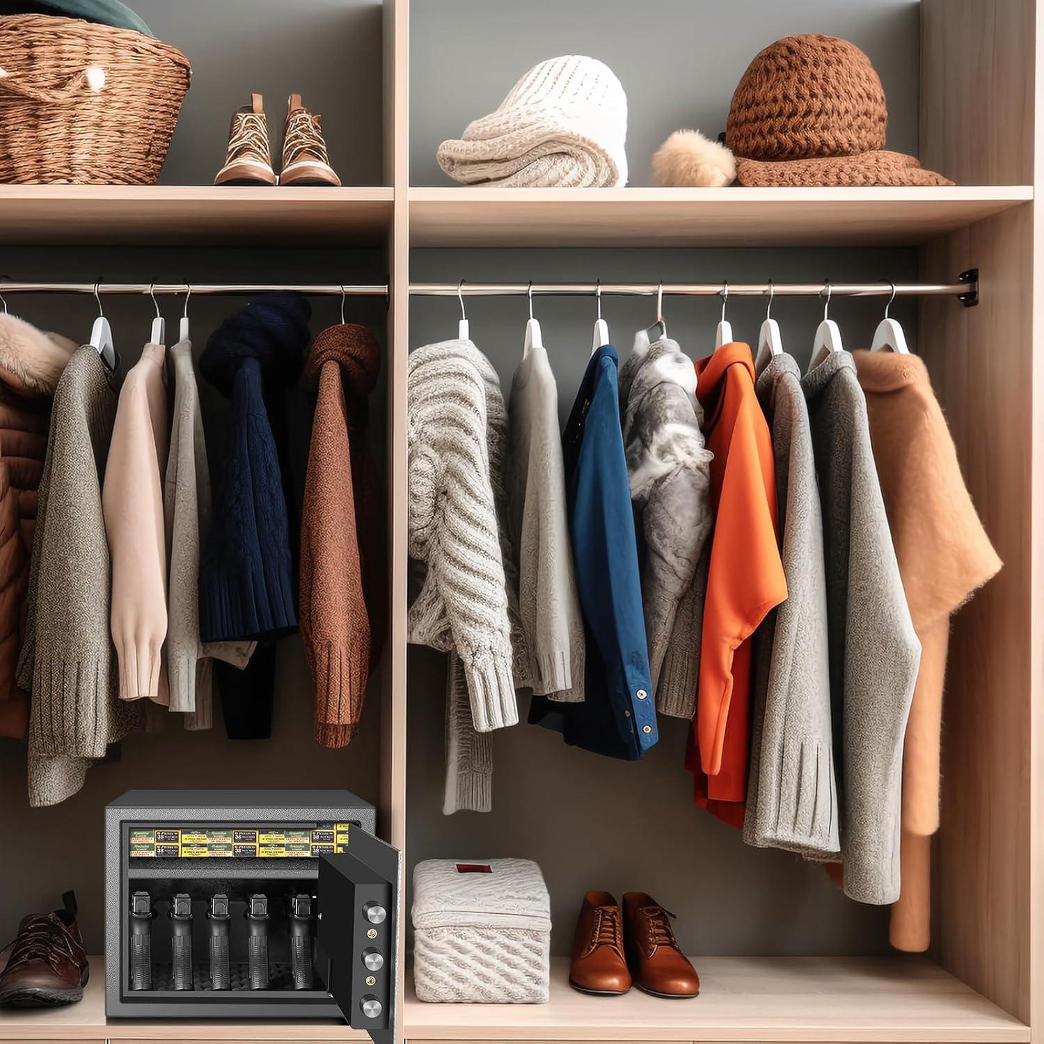 Caja Fuerte Biométrica BBRKIN con Pantalla 34.92x29.85x27.94 cm