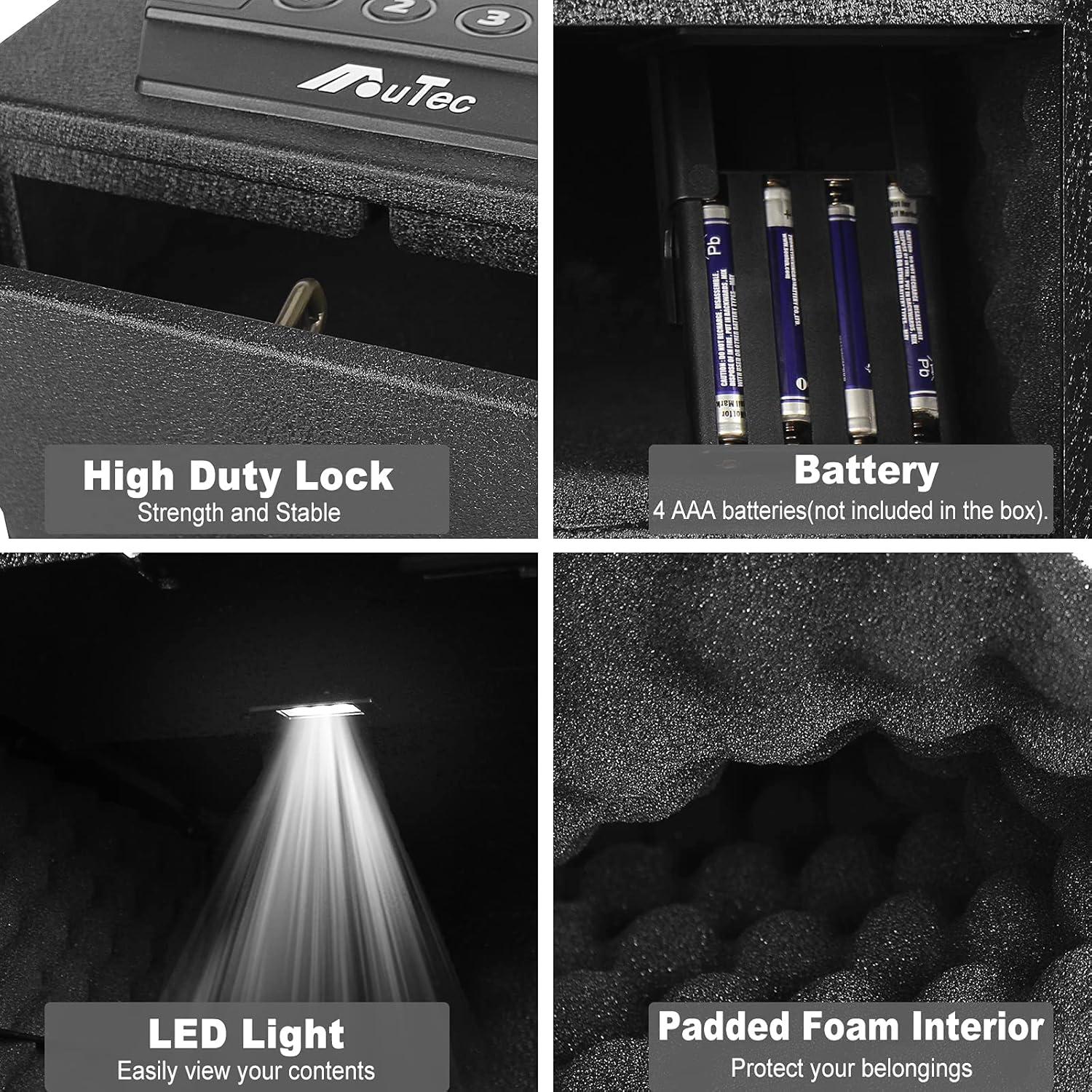 Caja Fuerte Biometrica BBRKIN para 4-8 Pistolas, Acceso Rápido