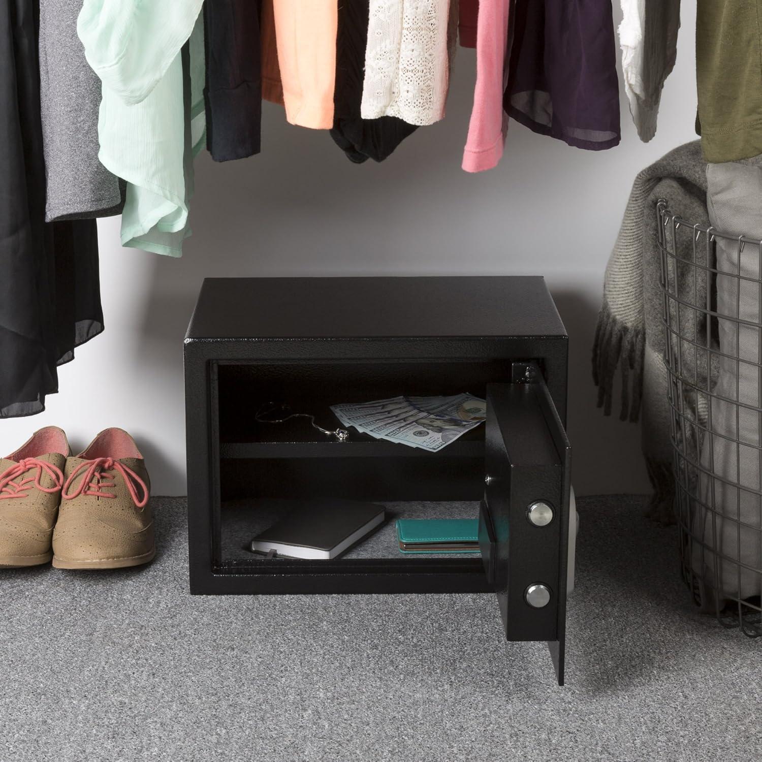 Caja Fuerte Electrónica Stalwart con Huellas Dactilares - 35x25x25 cm