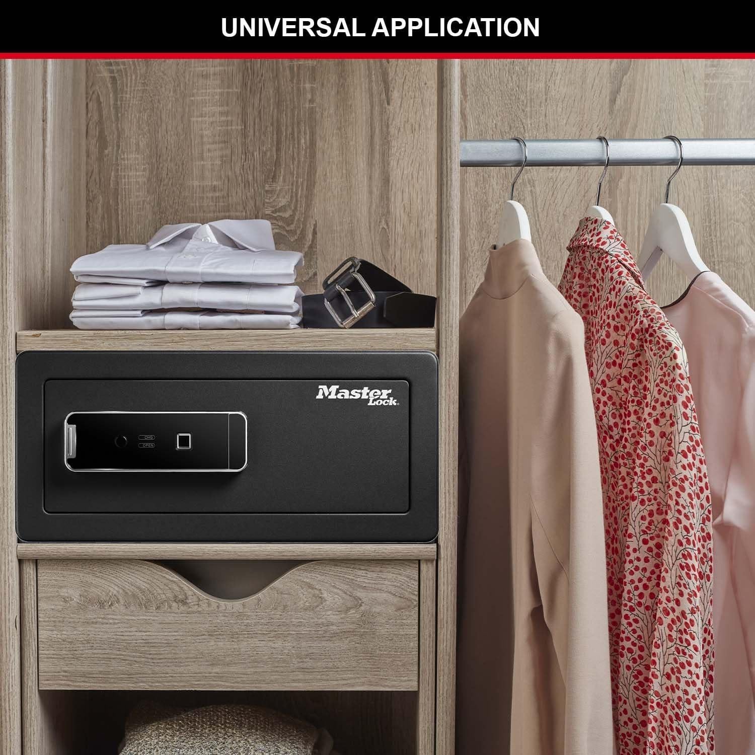 Caja Fuerte Biométrica Master Lock LX110BEURHRO 25L Negra