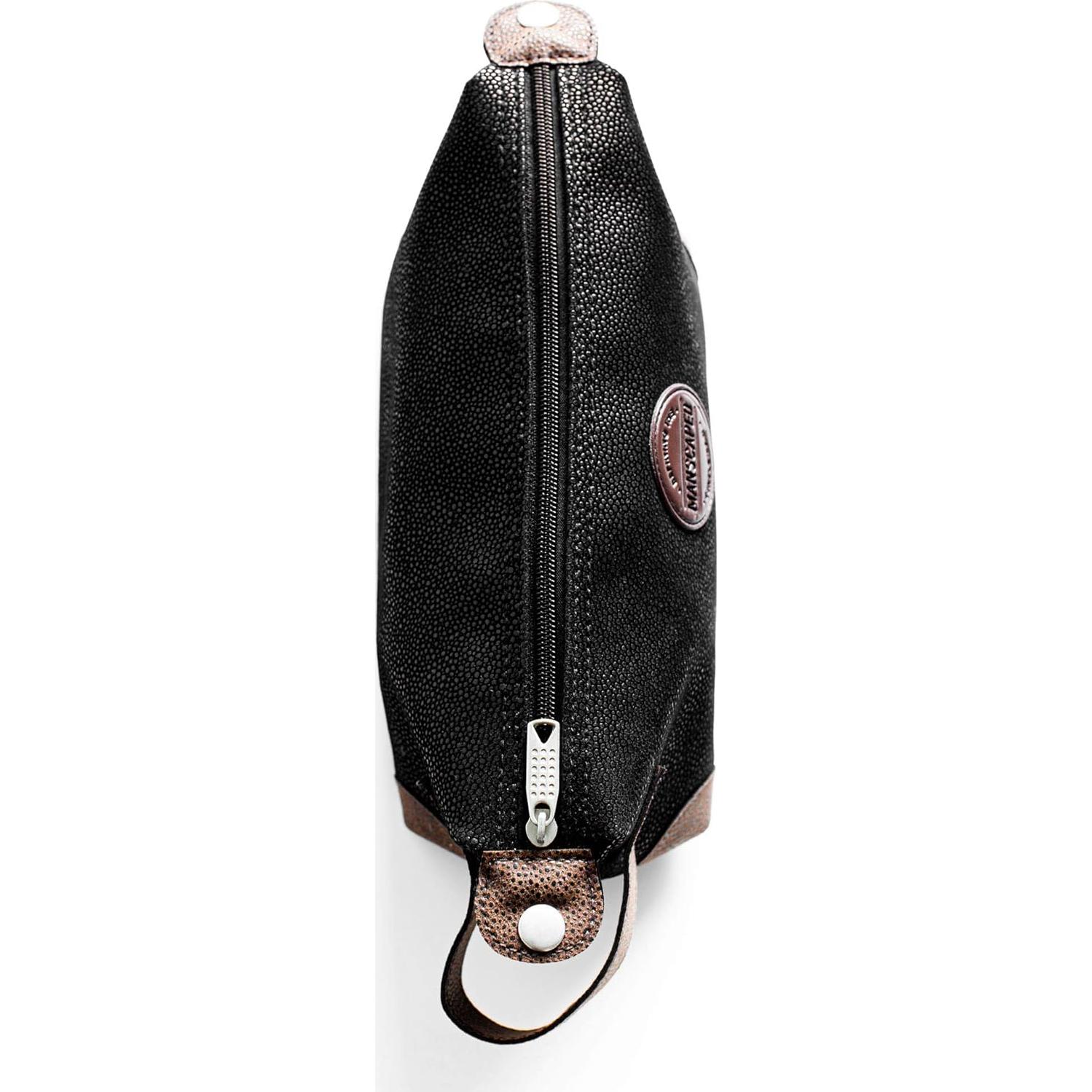 Bolsa de Aseo MANSCAPED The Shed de Cuero PU 22x10x15cm