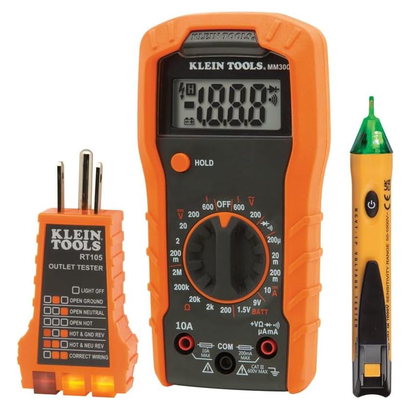 Kit de Pruebas Eléctricas Klein Tools 69149P Multímetro Digital