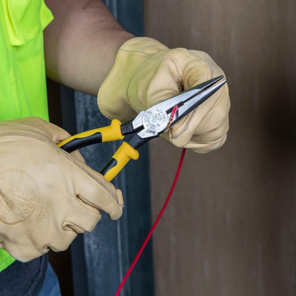 Alicates de Punta de Aguja Klein Tools D203-8N 20 cm Corte Lateral