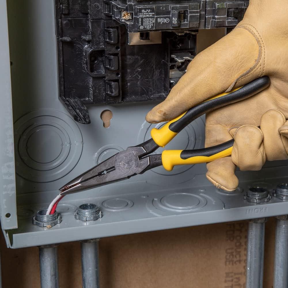 Alicates de Punta de Aguja Klein Tools D203-8N 20 cm Corte Lateral