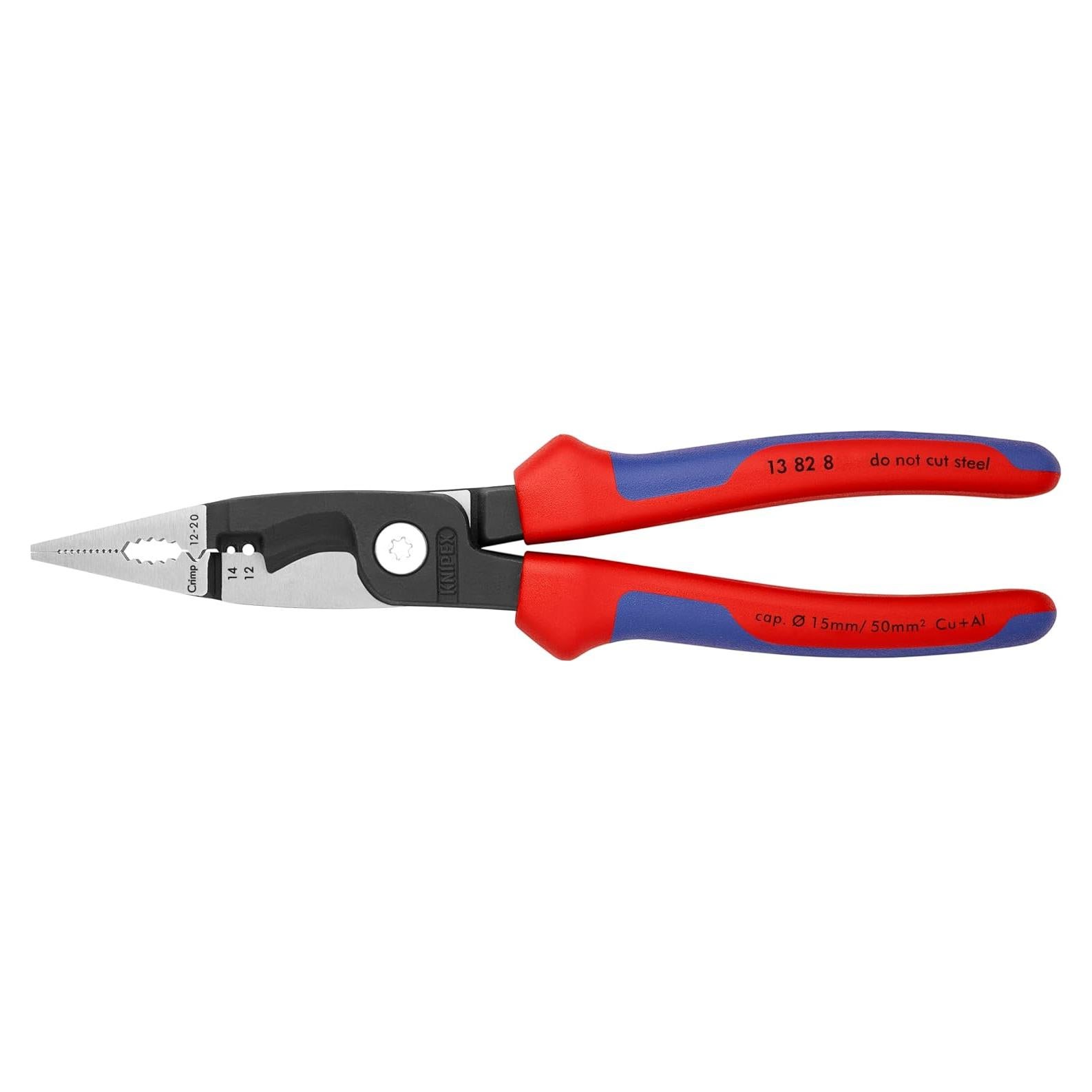 Alicates de Instalación Eléctrica Knipex 13 82 8 6 en 1