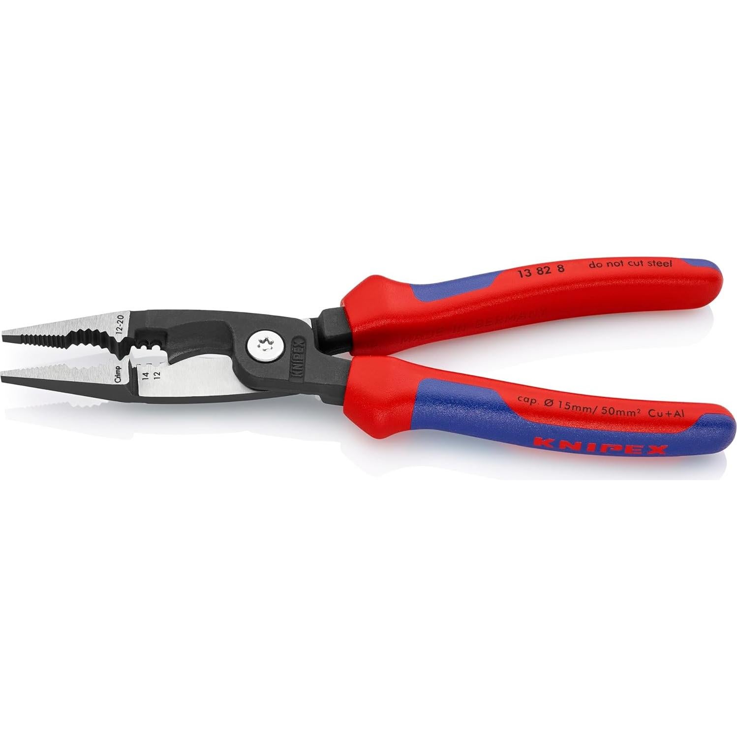 Alicates de Instalación Eléctrica Knipex 13 82 8 6 en 1