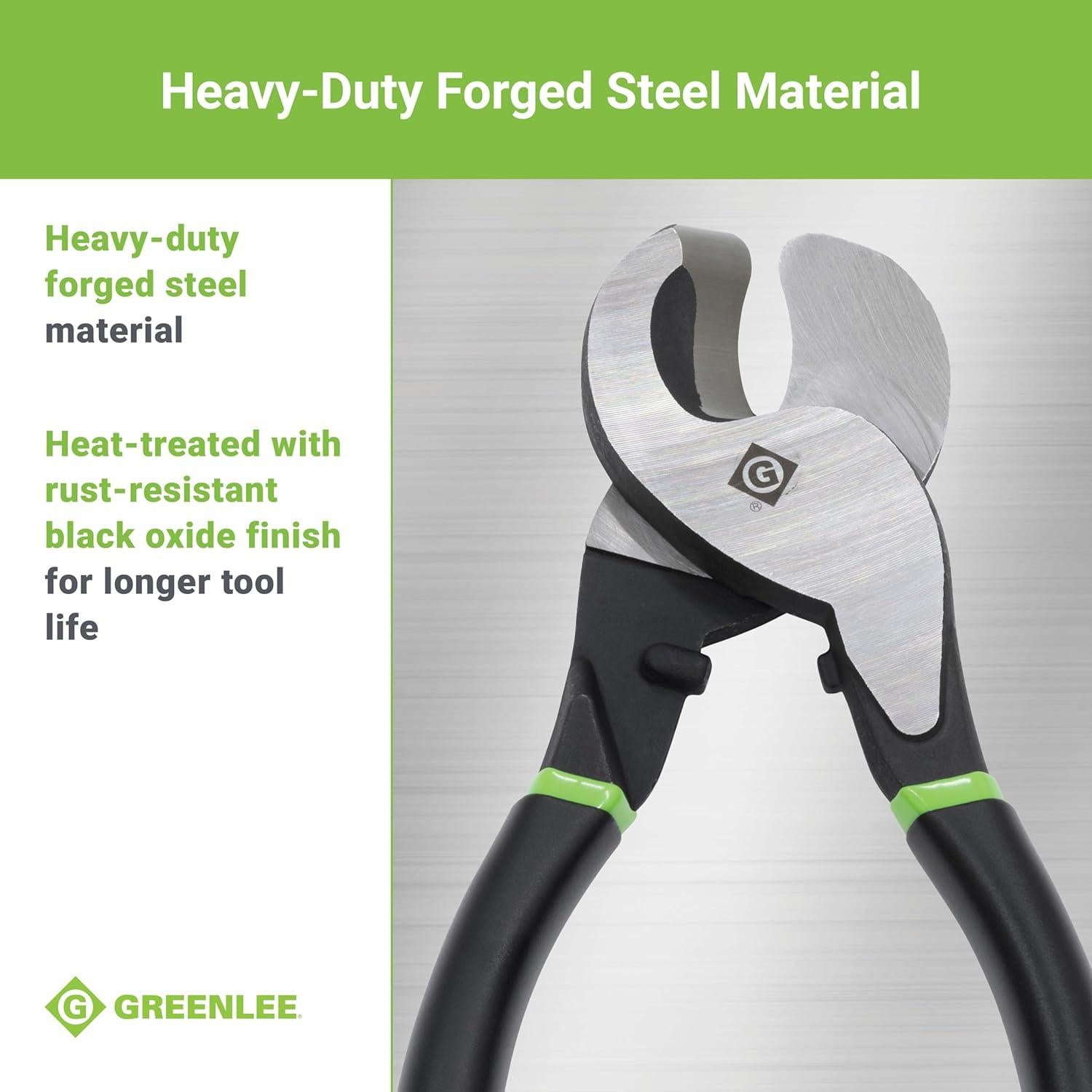 Cortador de Cable Portátil Greenlee 727 para Cobre y Aluminio