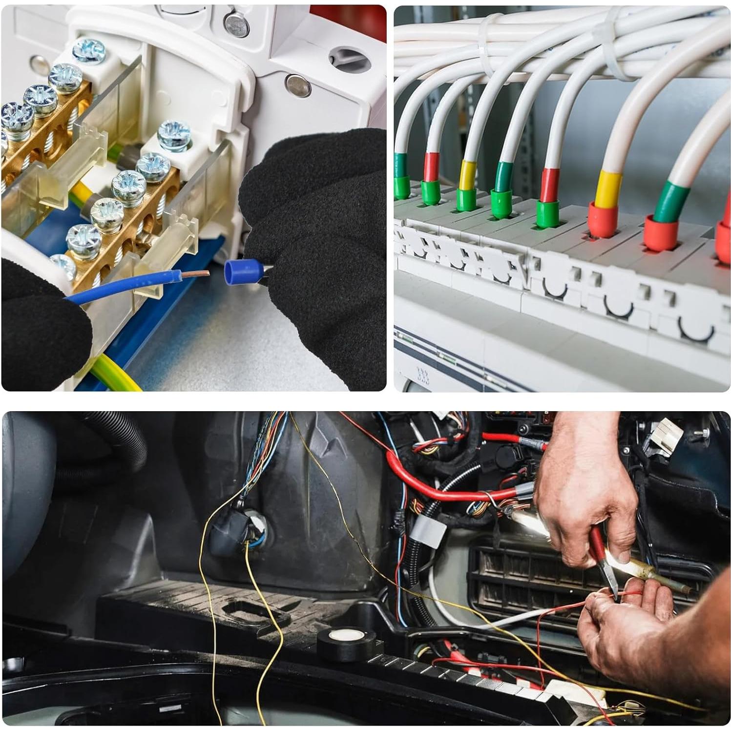 Kit de Crimpado de Ferrules WGGE con 1200 Conectores AWG 23-7