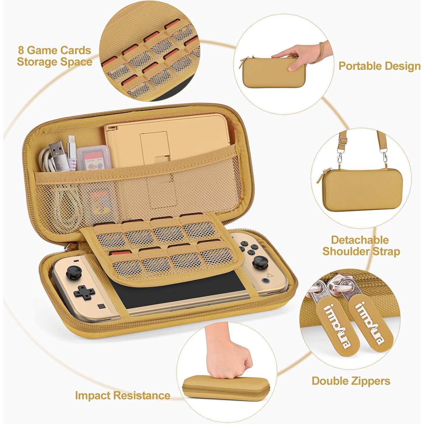 Accesorios innoAura 18 en 1 para Switch Lite con estuche