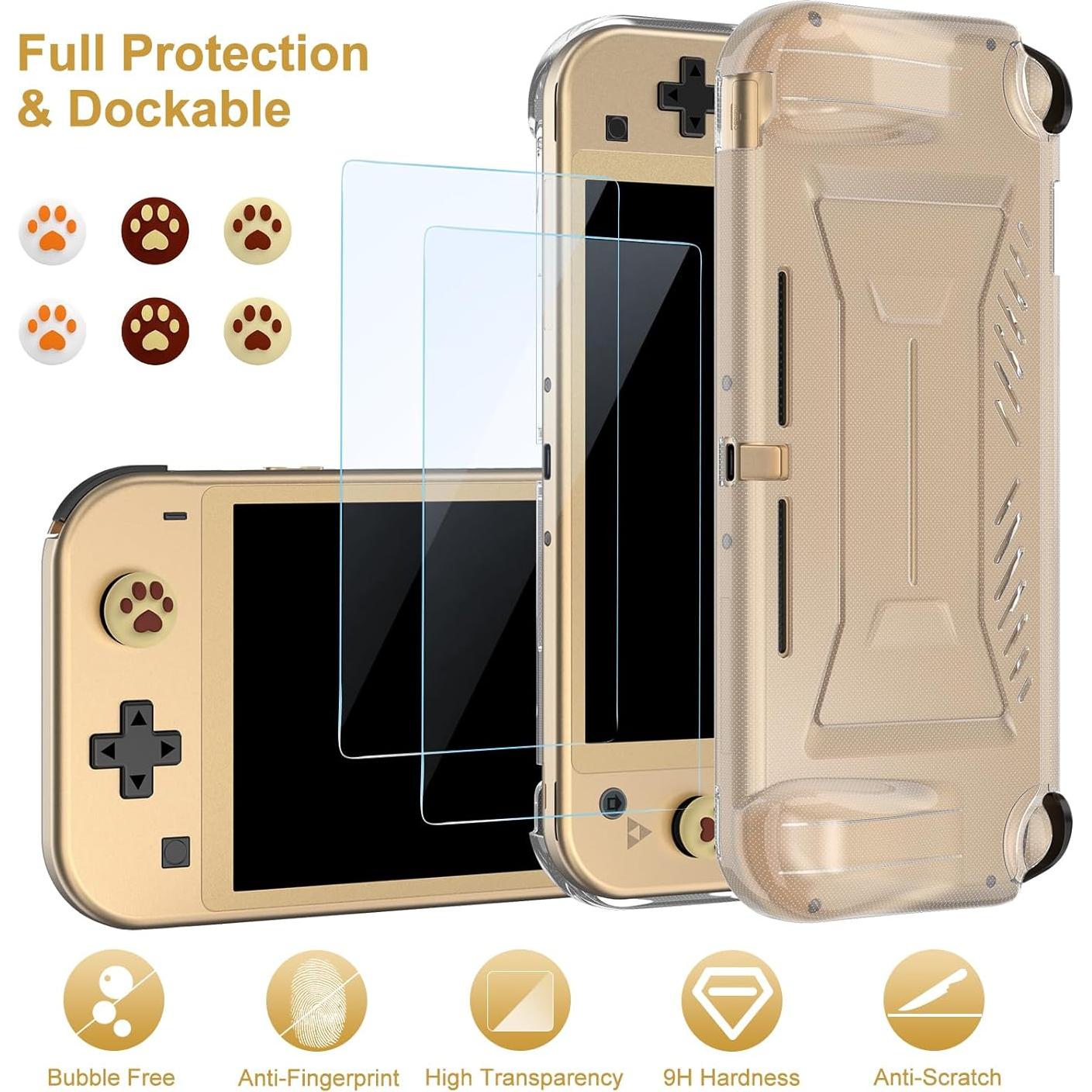 Accesorios innoAura 18 en 1 para Switch Lite con estuche