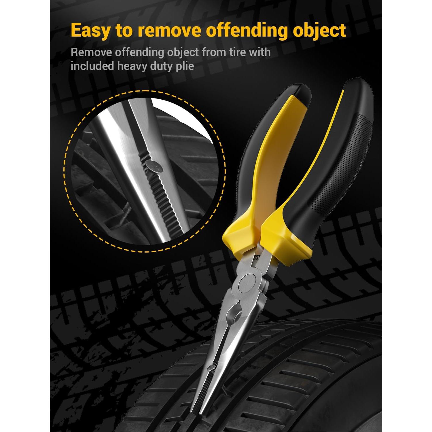 Kit de Reparación de Neumáticos Planos AUTOWN 54 Piezas