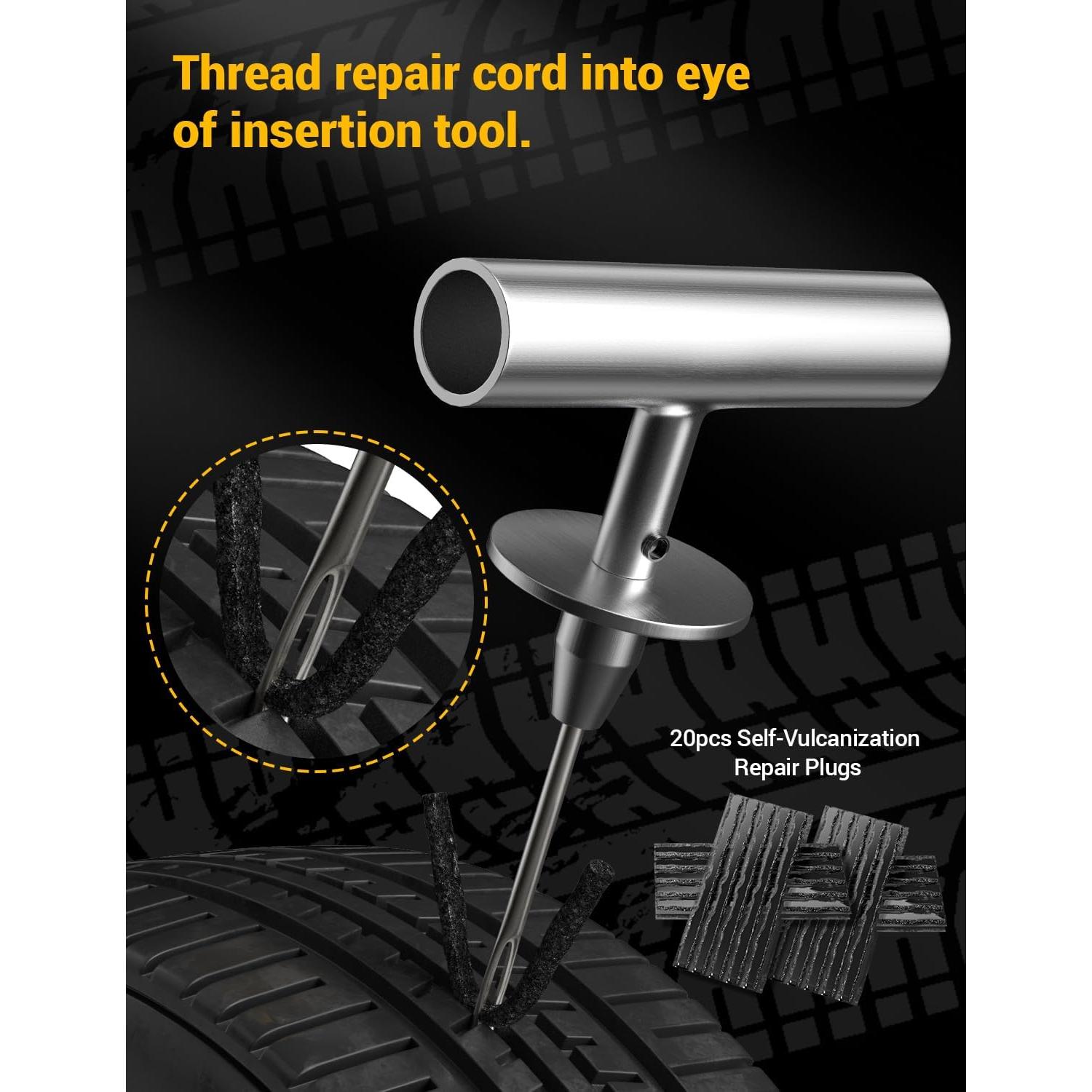 Kit de Reparación de Neumáticos Planos AUTOWN 54 Piezas